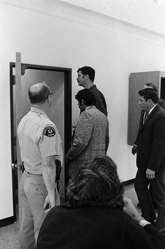 Newly surfaced photo of Edmund Emil Kemper III at the courthouse taken