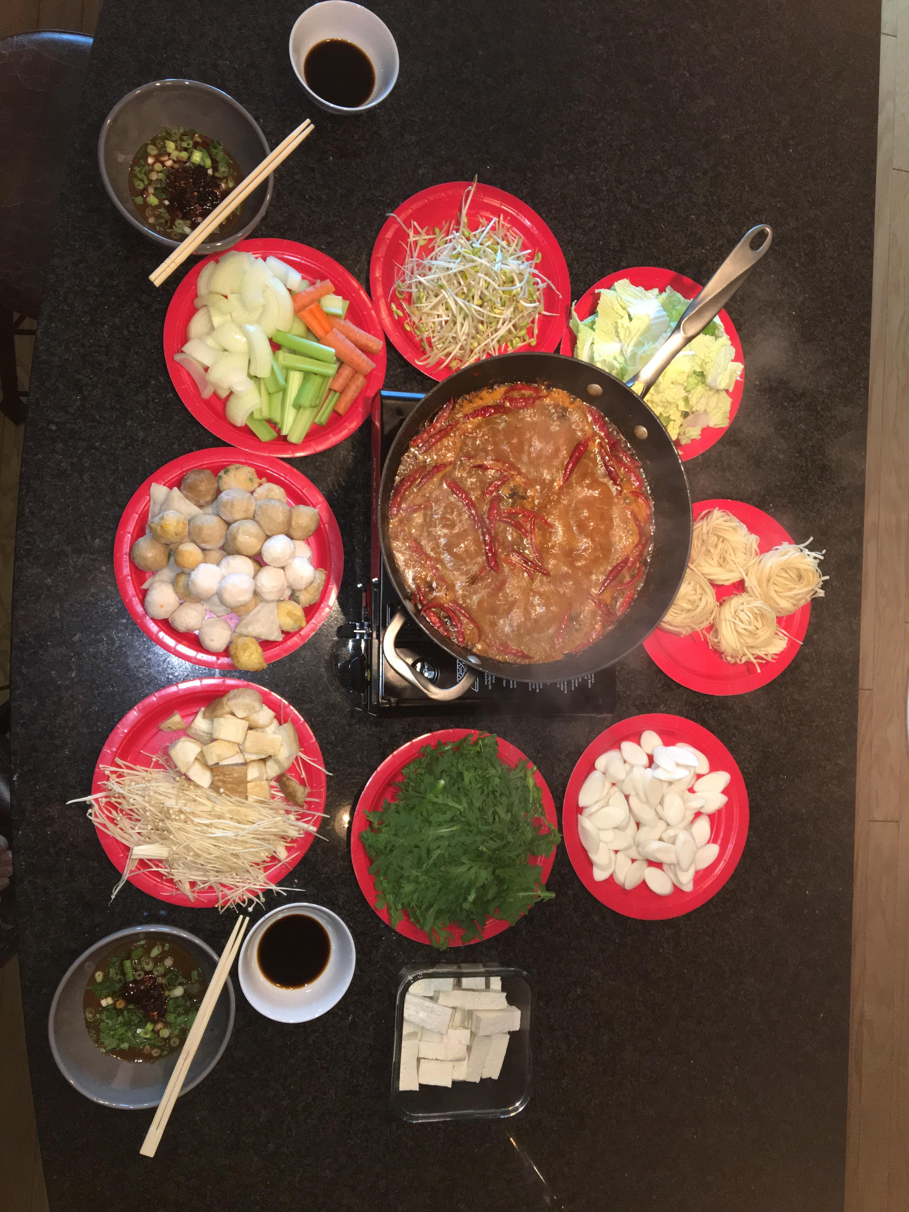 [homemade] Chongqing Sichuan hot pot r/food