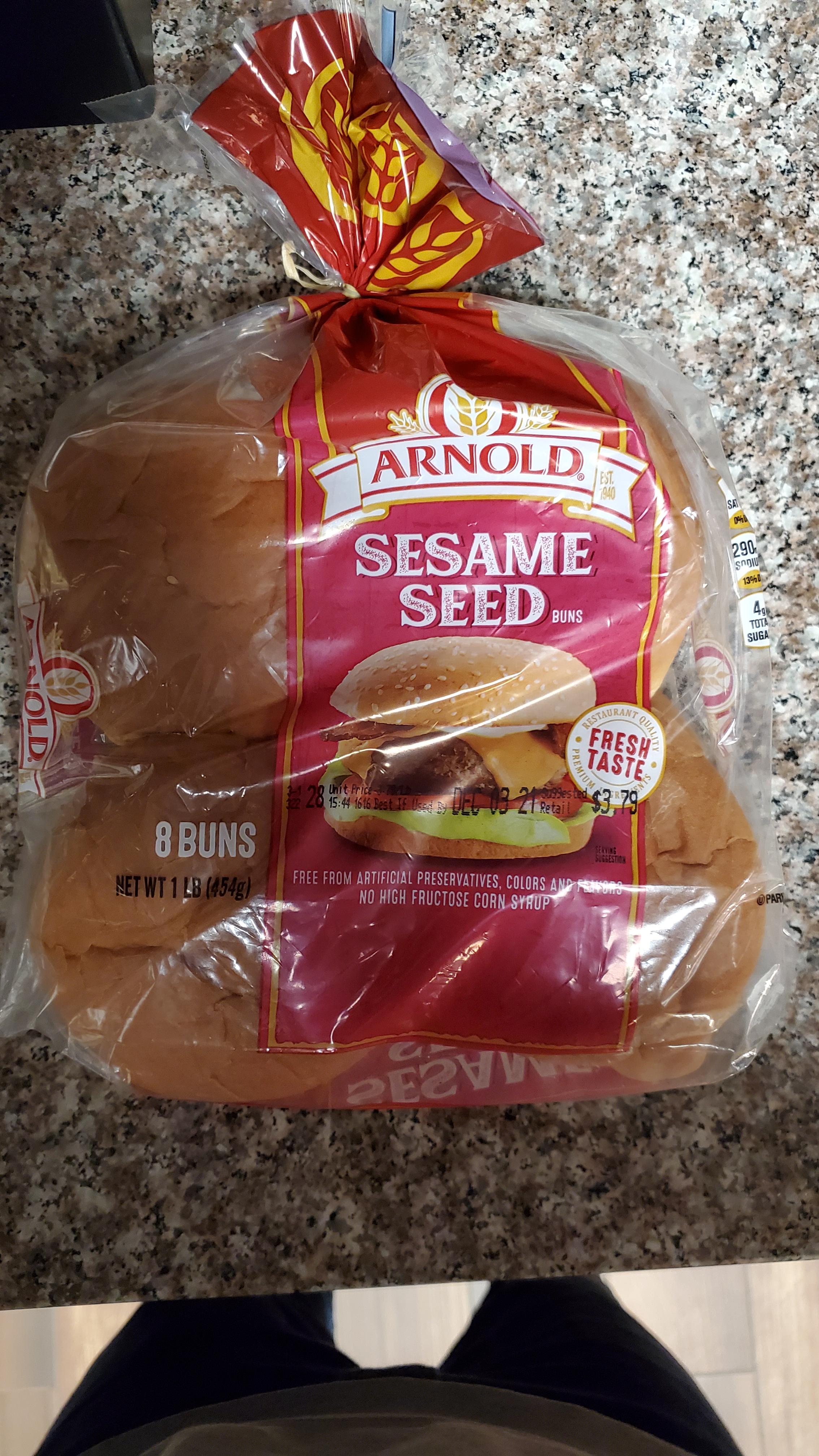 My sesame seed buns have 1 single sesame seed. r/mildlyinteresting