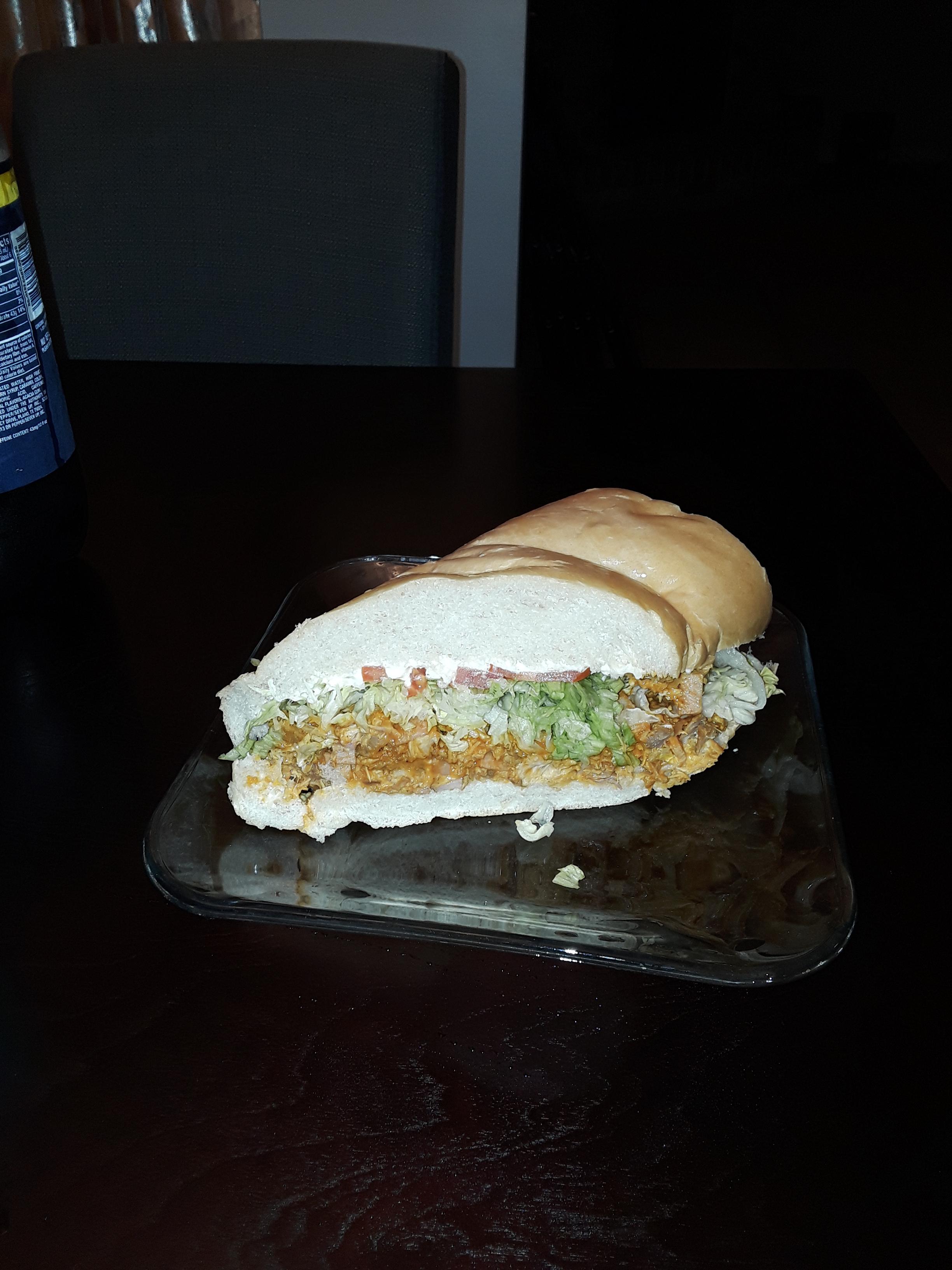 [Homemade] Tripleta (triple meat sandwich pork,Turkey, ham) r/food