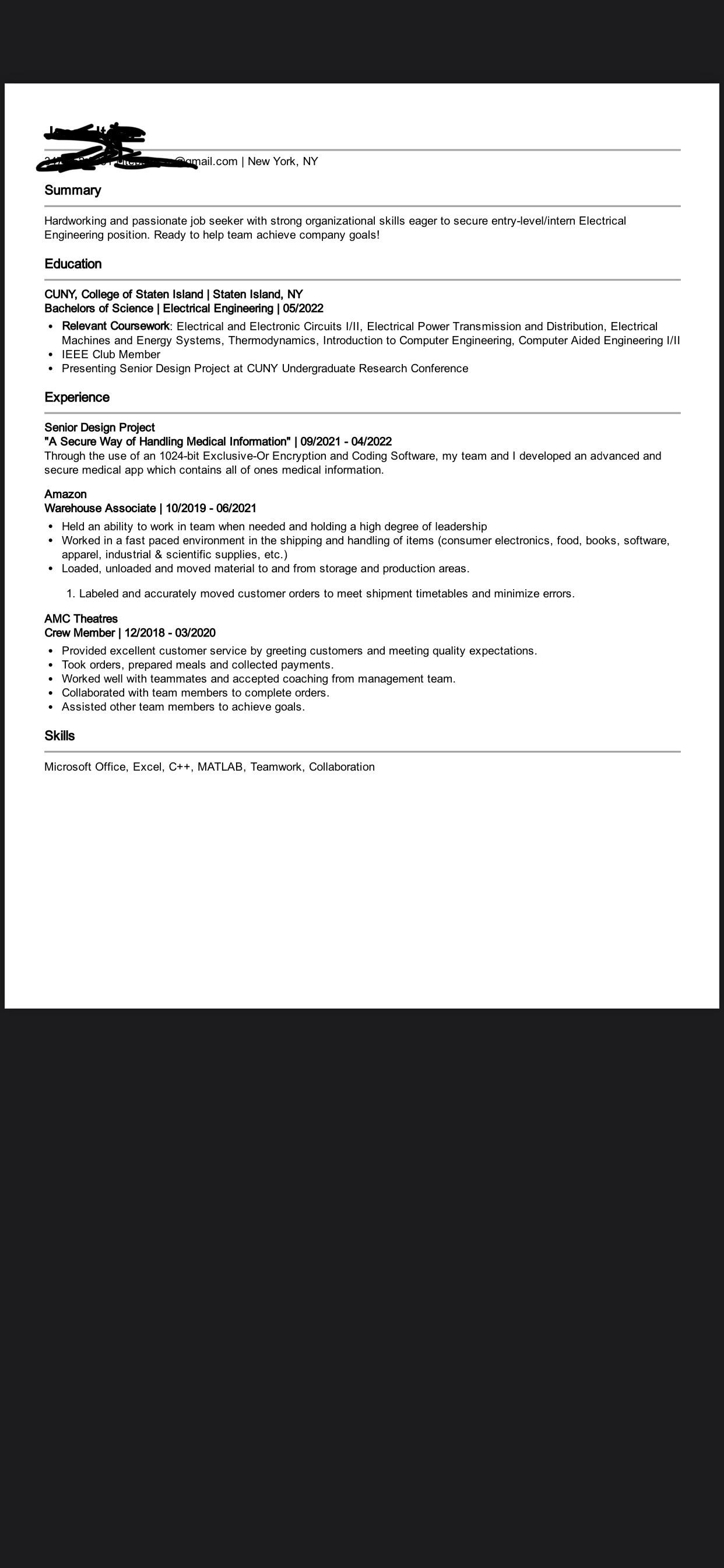 Apply for Entry Level Engineering Jobs and need some serious help. What