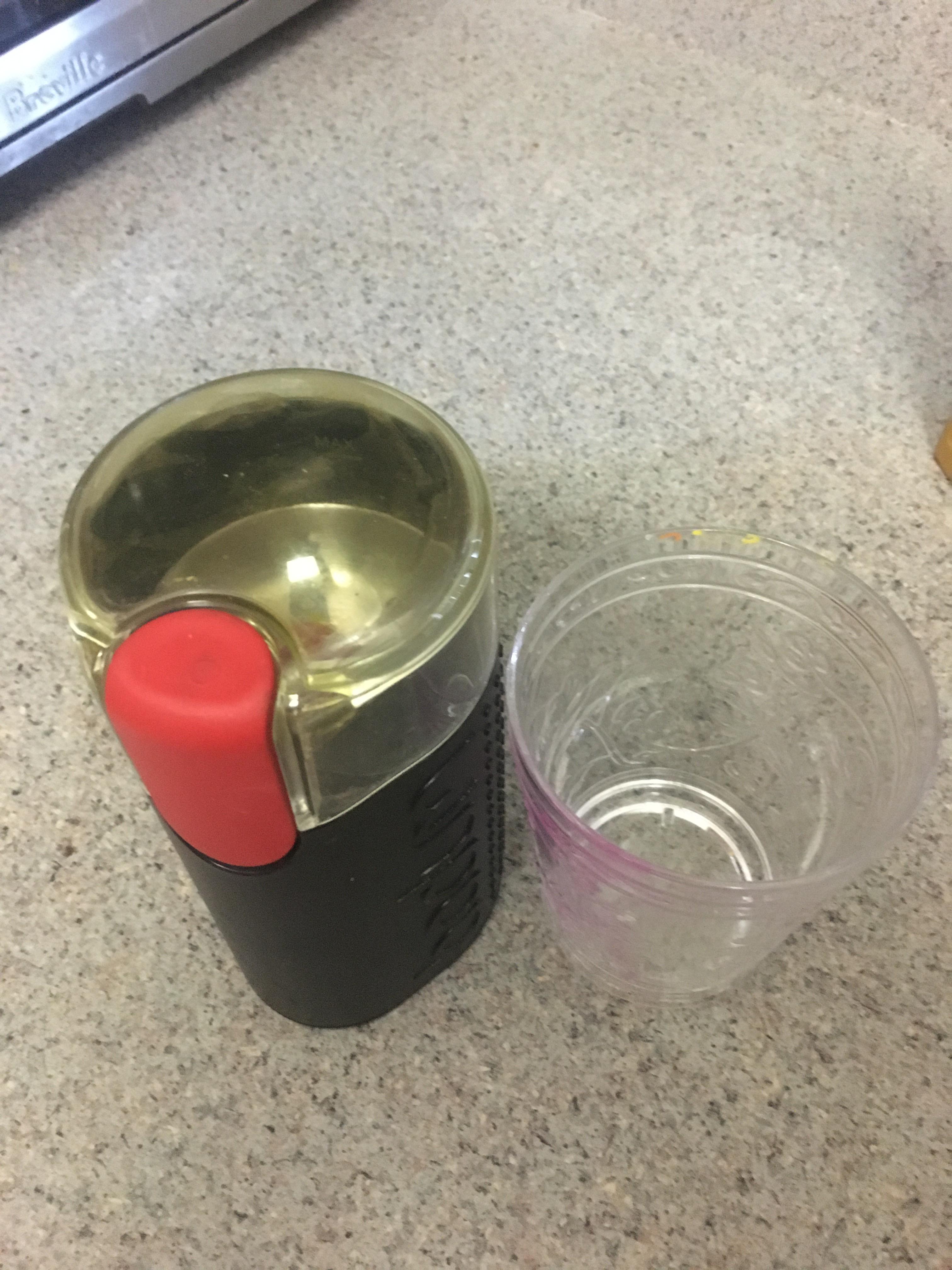 How do I clean the color off these ? The grinder is tumeric stains, the