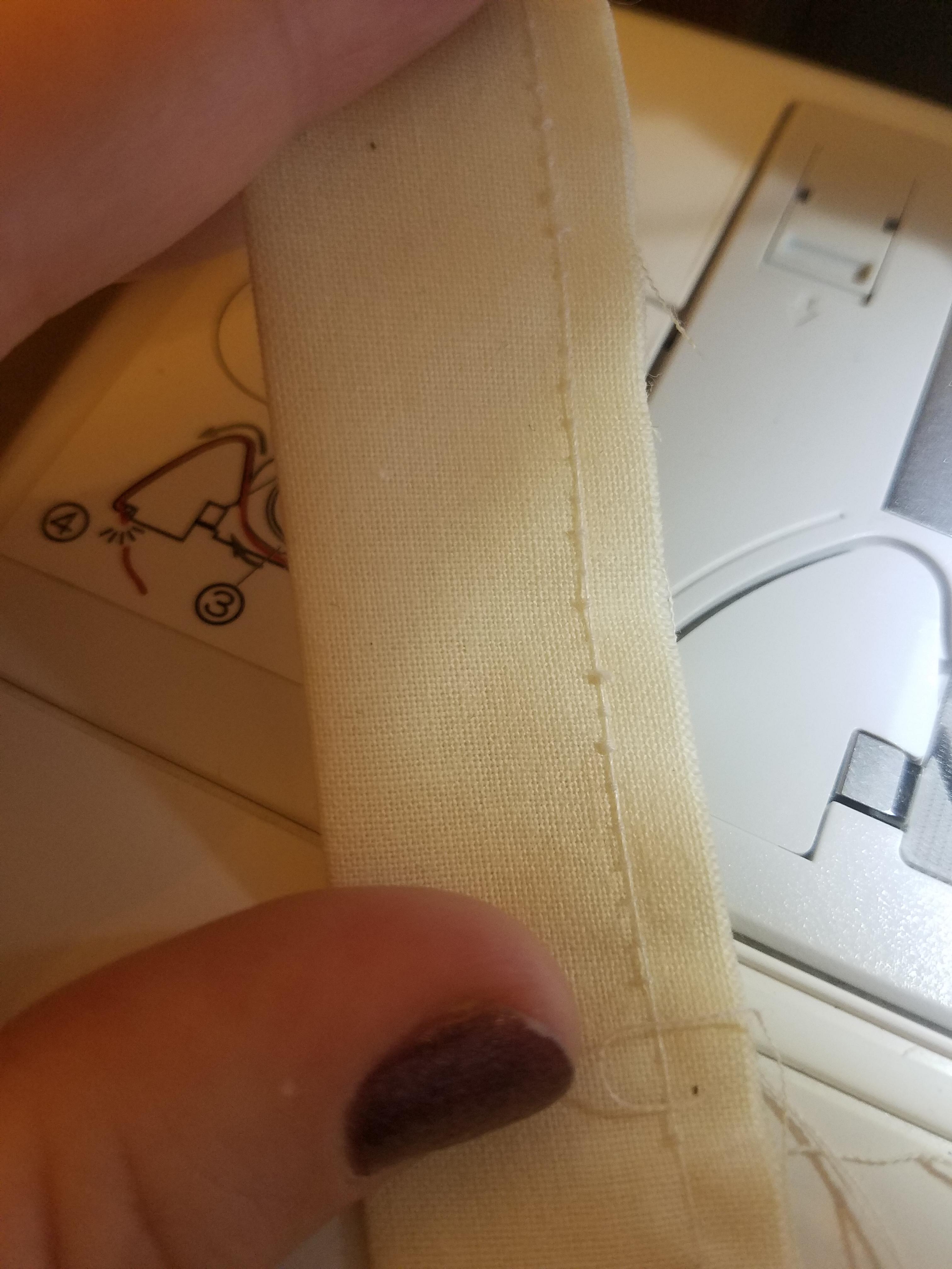My machine is giving me weird stitches that are scrunching up my fabric