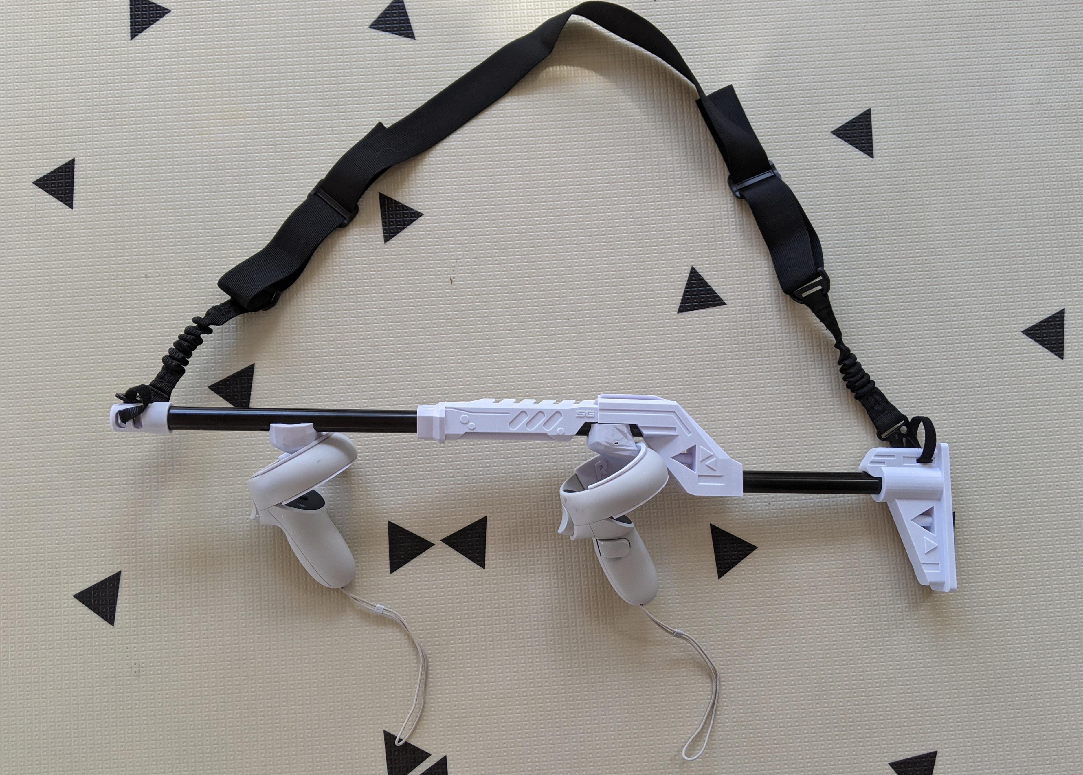 Sanlaki Rifle Gunstock for Quest 2 r/functionalprint