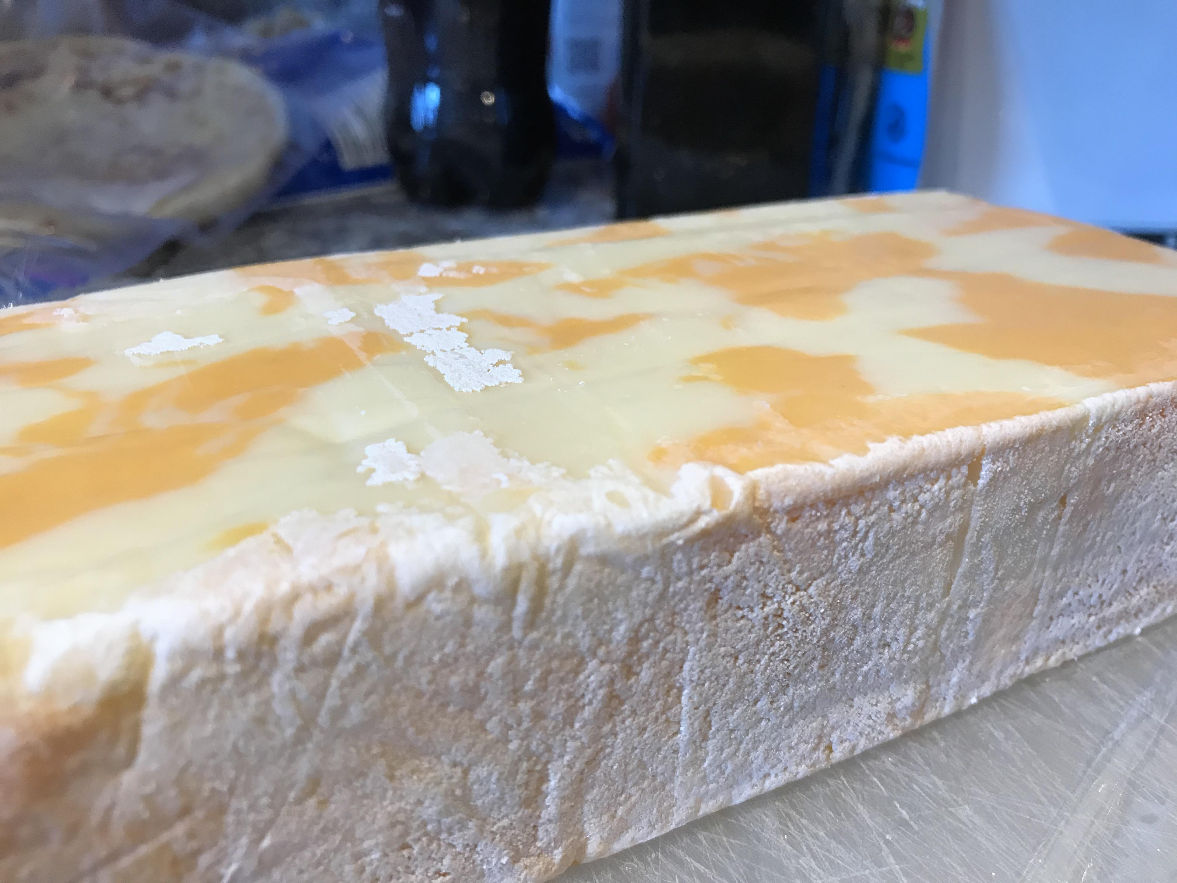 Calcium lactate or mold? r/Cheese