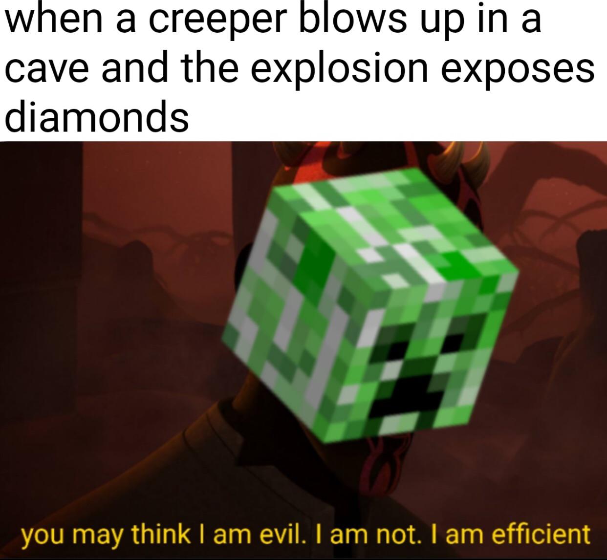 Creeper, aww man PrequelMemes