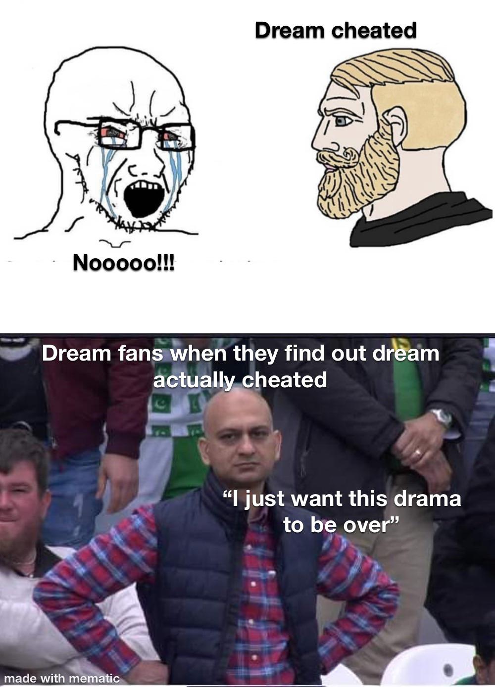 First controversial meme DreamWasTaken2