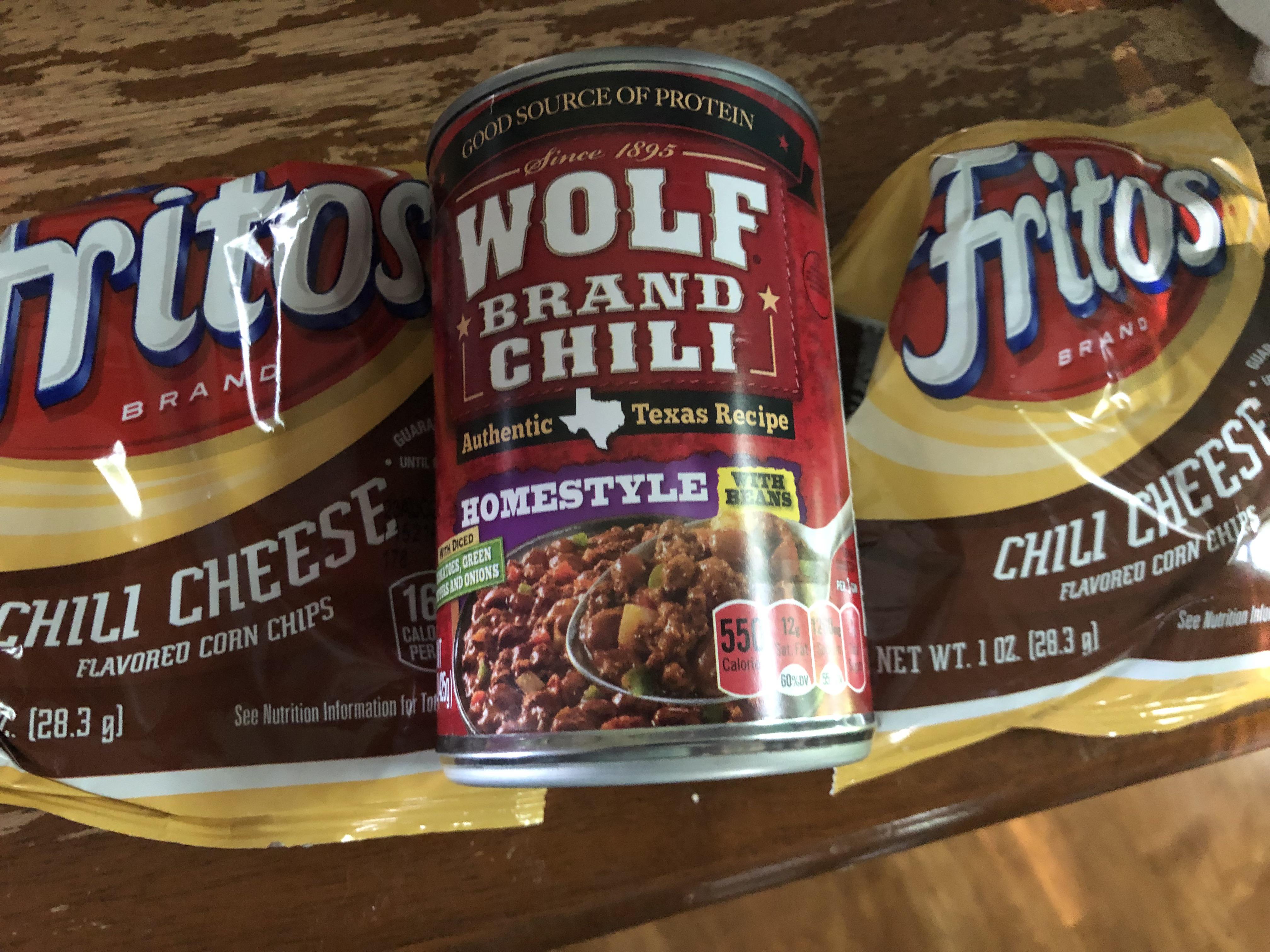 I only have chili cheese Fritos. Surely that only makes it better