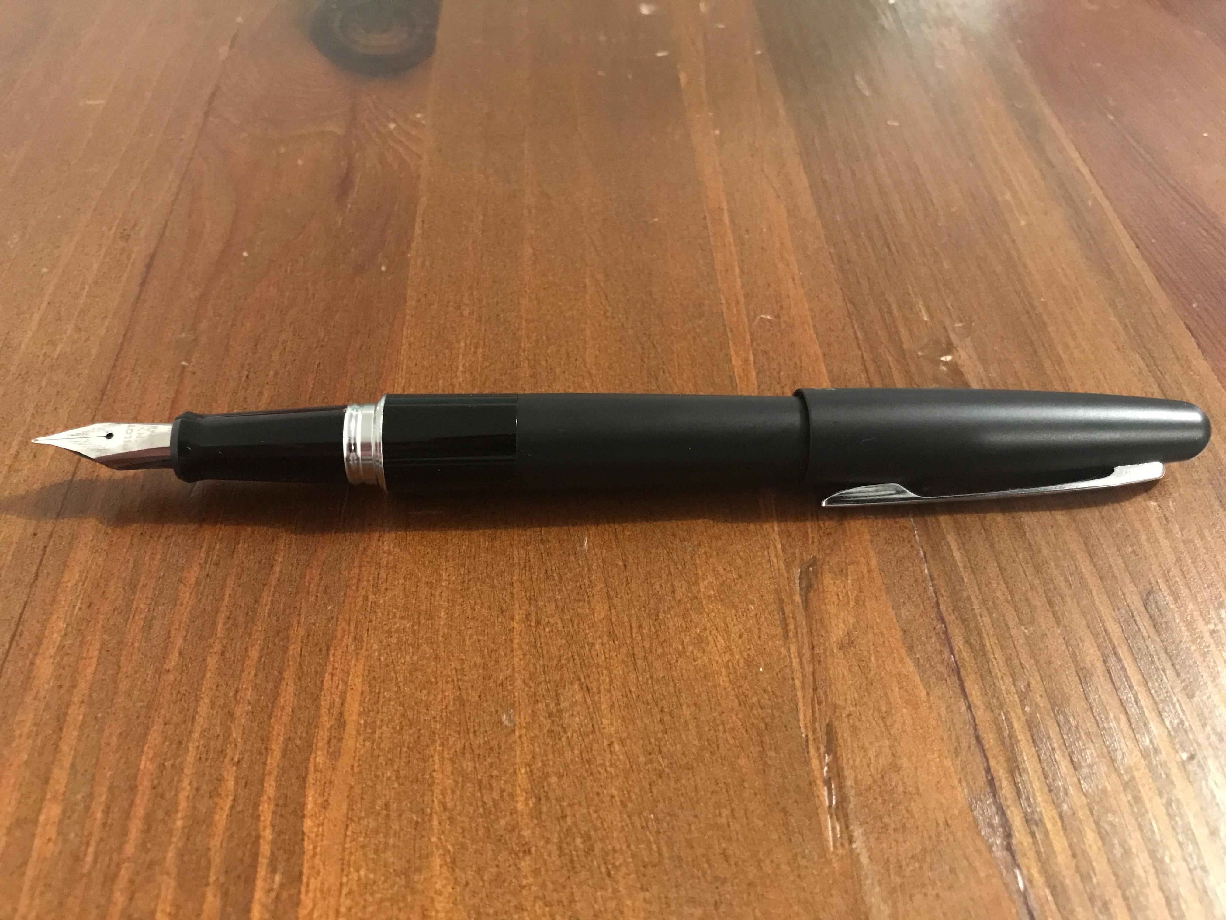 My first fountain pen! Pilot Metropolitan Classic. Looking forward to