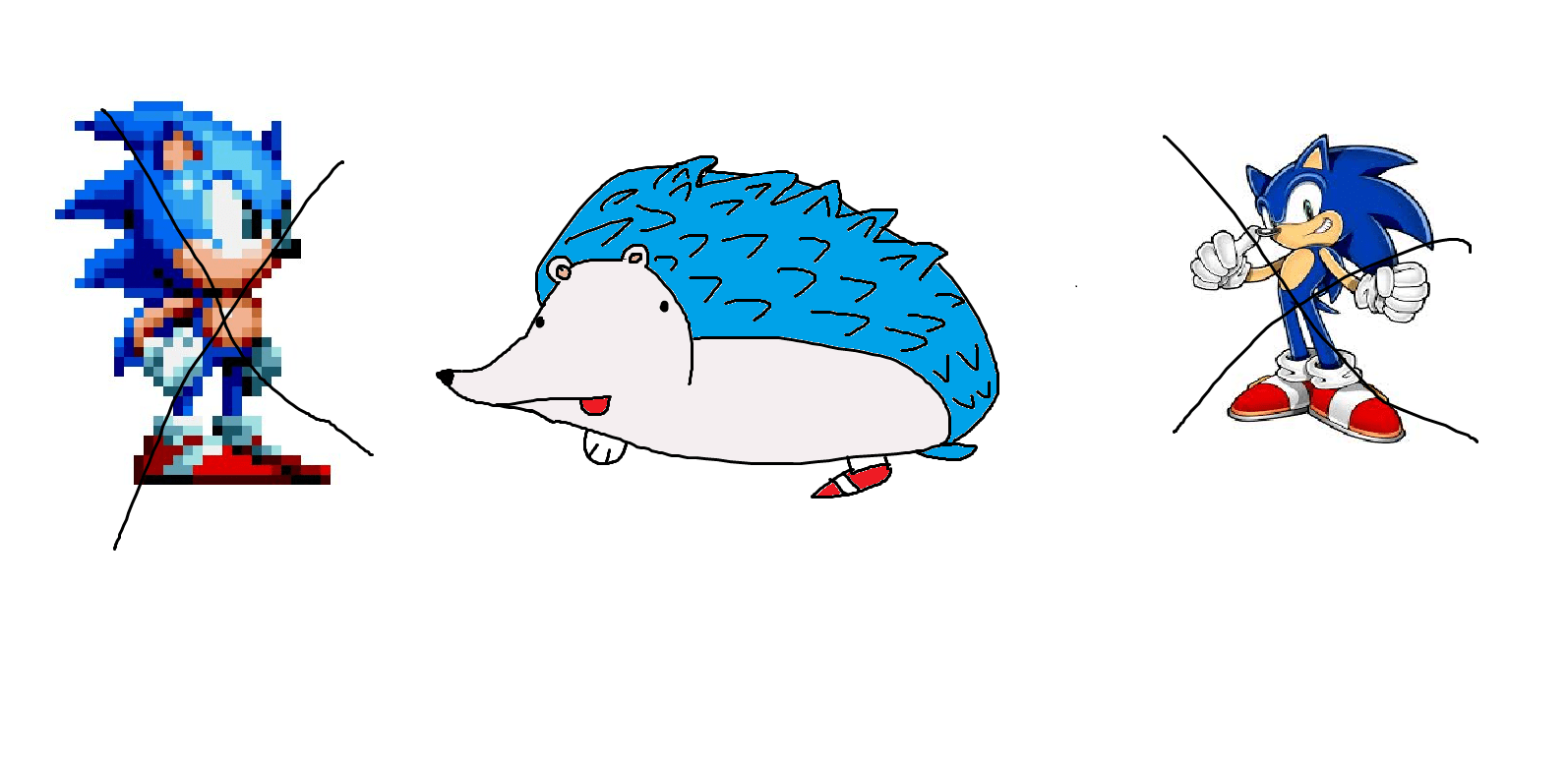 how sonic should look like SonicTheHedgehog