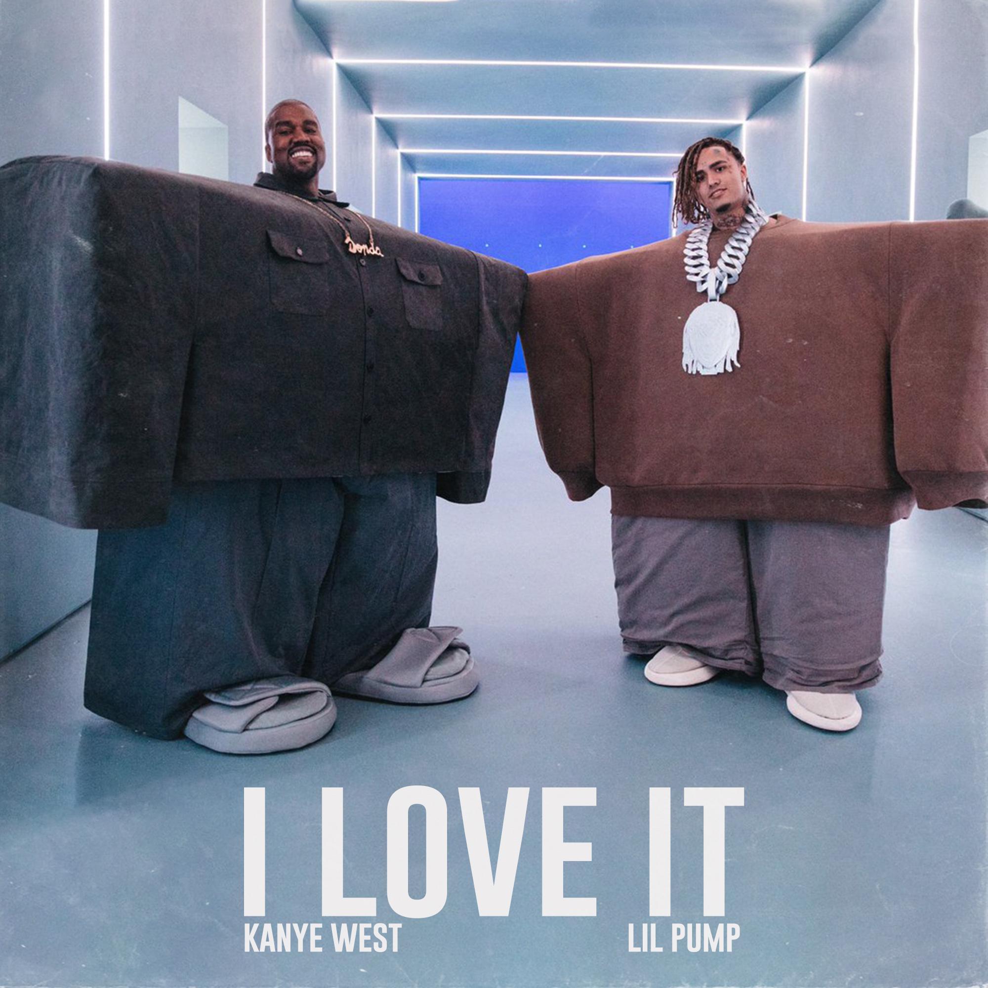 Kanye West & Lil Pump I Love It r/freshalbumart