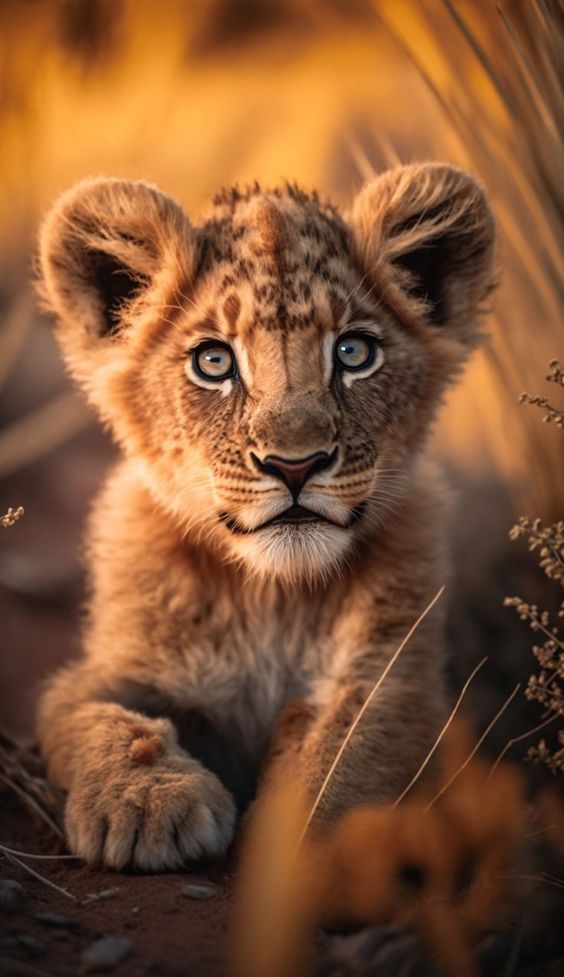 Cute Baby Lions Wallpaper