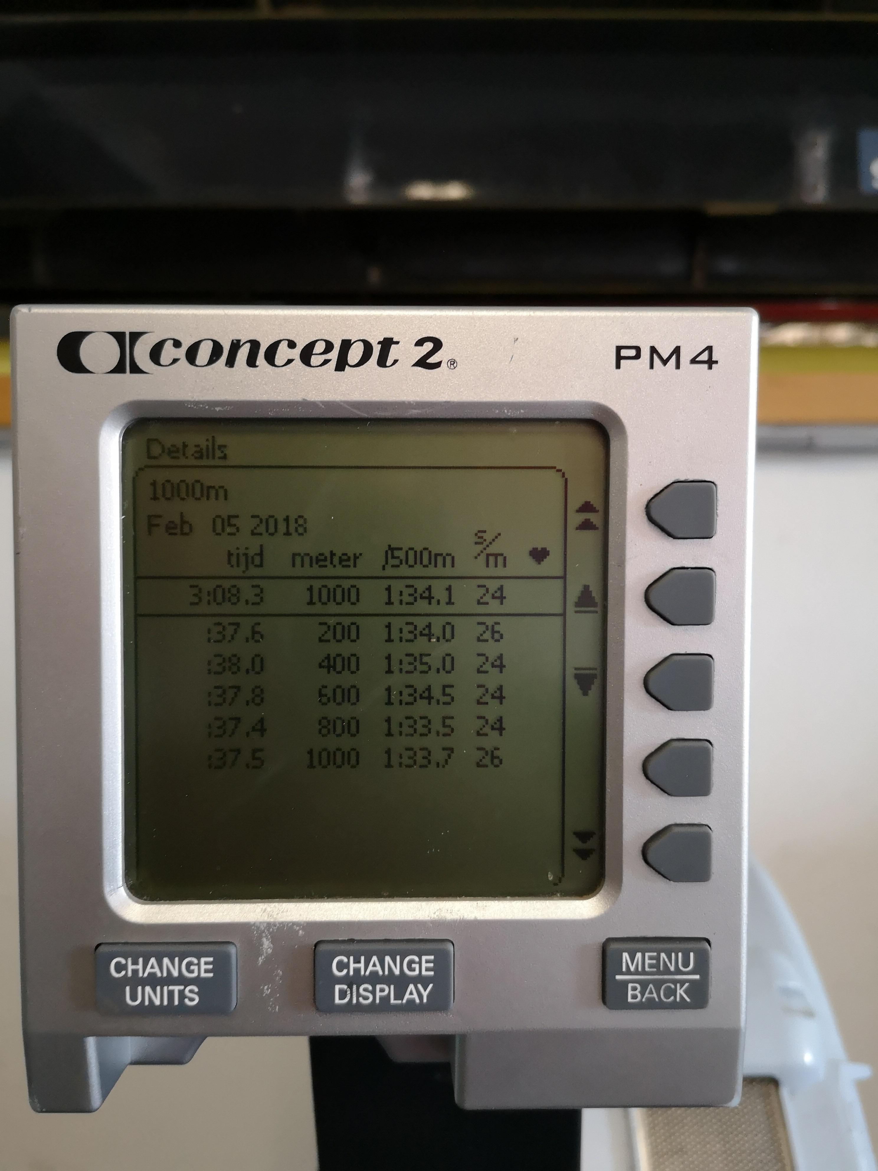 Did this 1k rate 24 today (Wednesday) to predict my 2k split, any tips