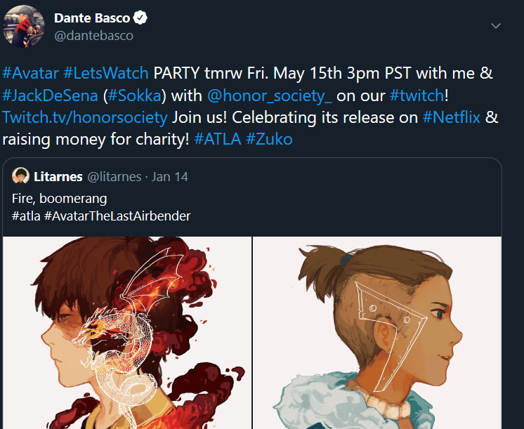 Join Voice Actors Dante Basco (Zuko) & Jack De Sena (Sokka) in their