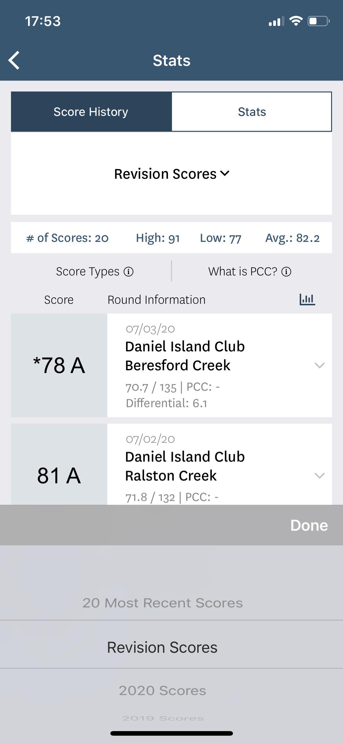 What exactly are “Revision Scores” in the GHIN app? r/golf