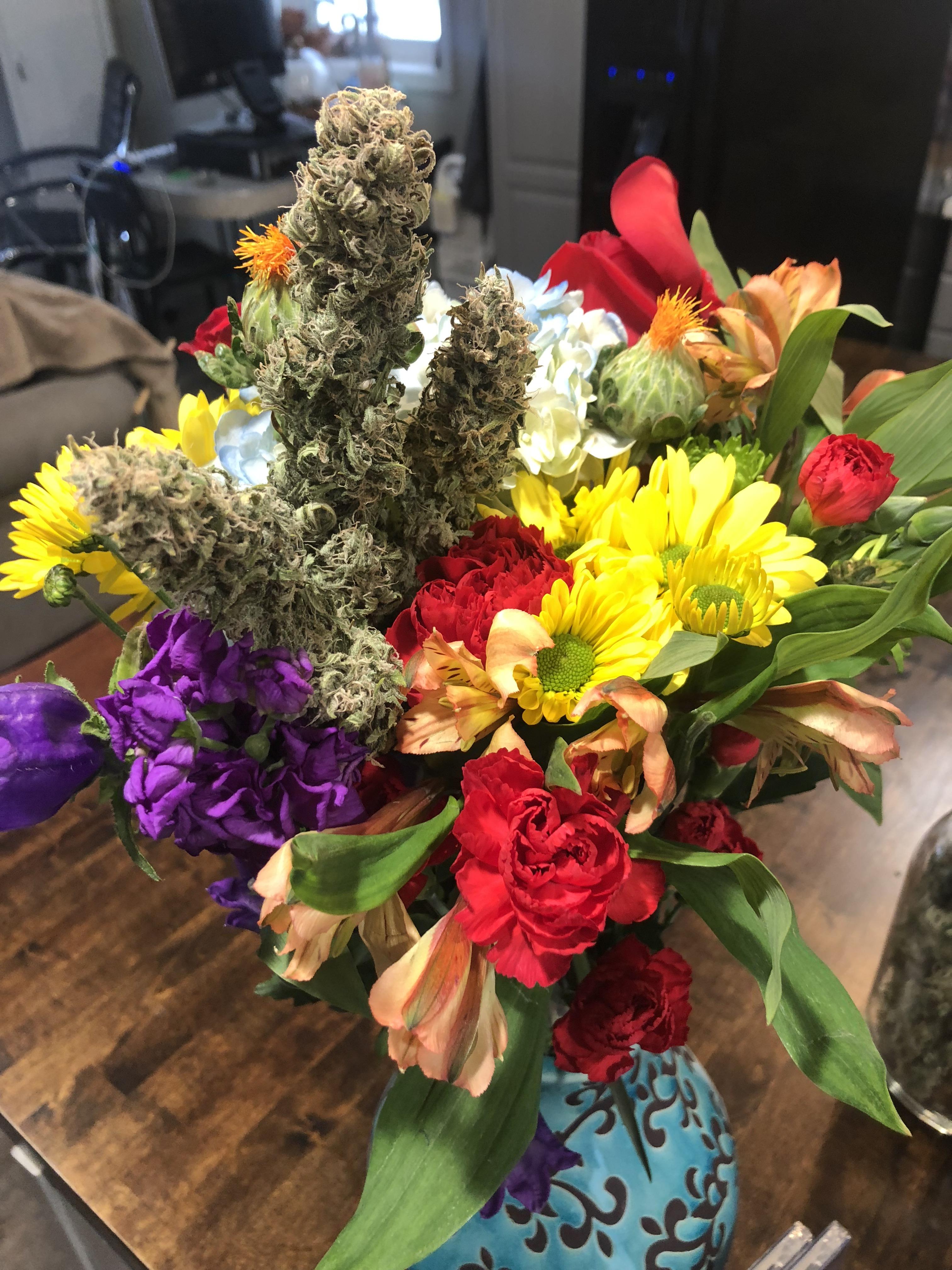 Do you think she will like her anniversary flowers? r/trees