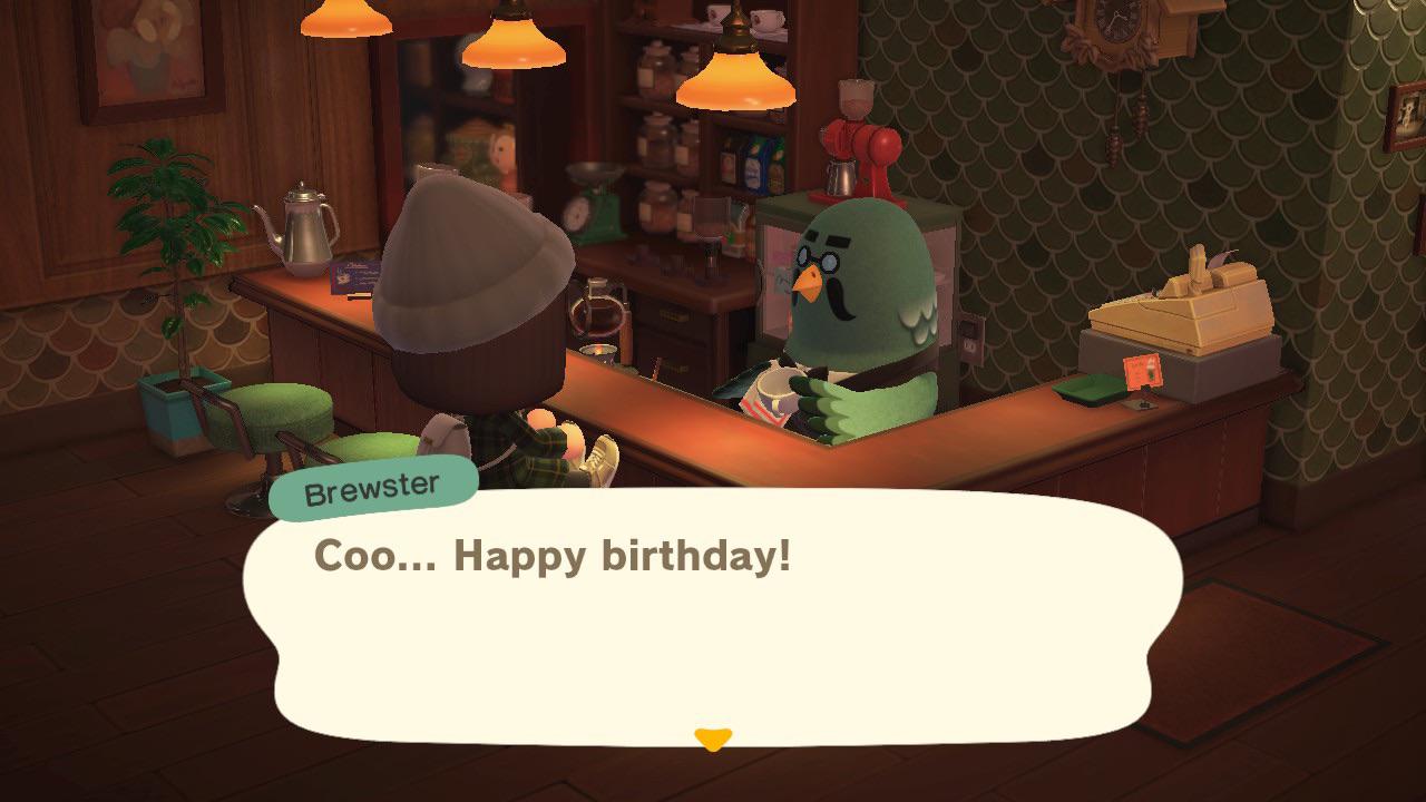 First time celebrating birthday in ACNH and almost teared up 🥺 r