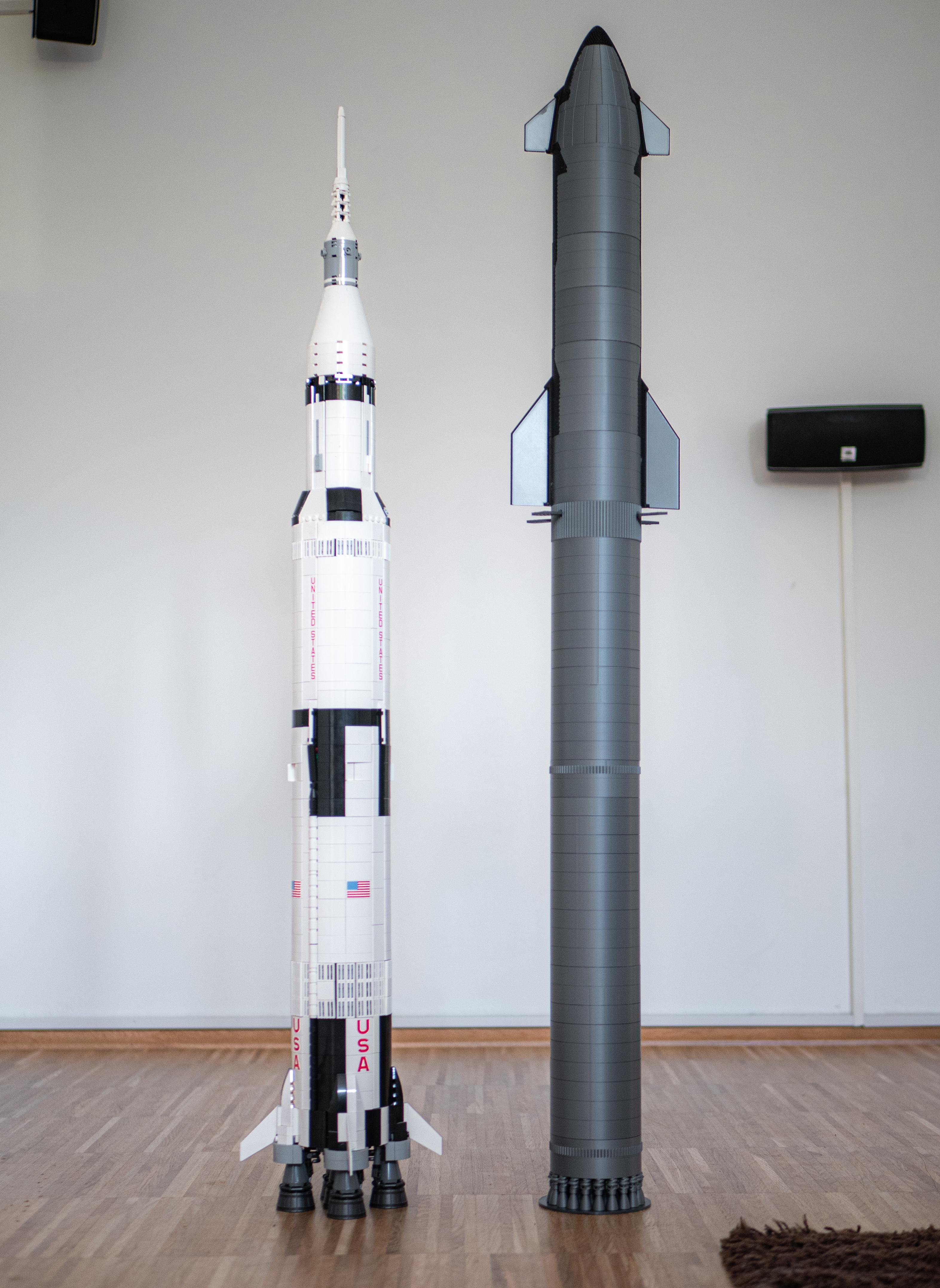 3d Printed Starship + Superheavy (1:110 Scale) : SpaceXMasterrace