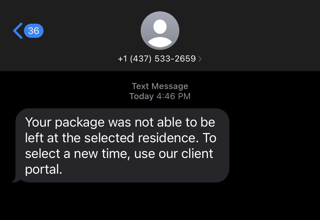 is this really from canada post ?? i did come home today to my mailbox