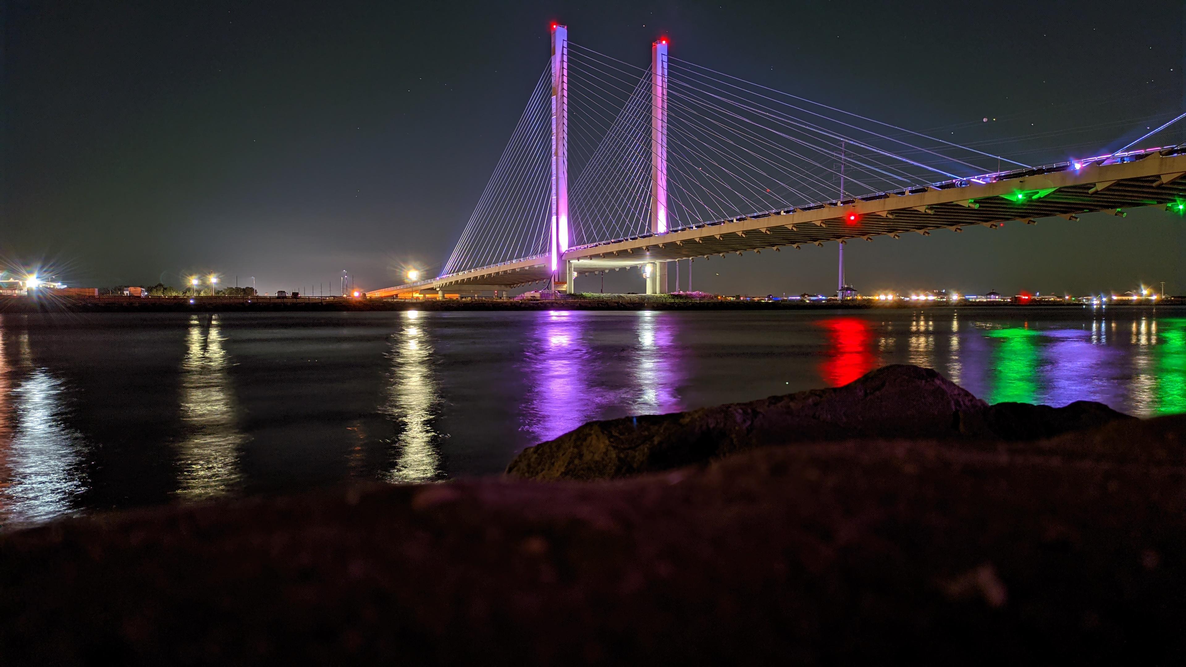 Indian river inlet bridge in delaware seashore state park