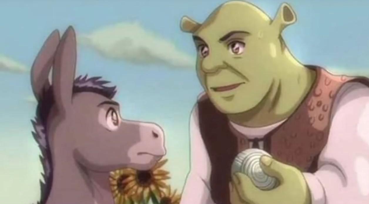 Anime Shrek. Don't question it. Shrek