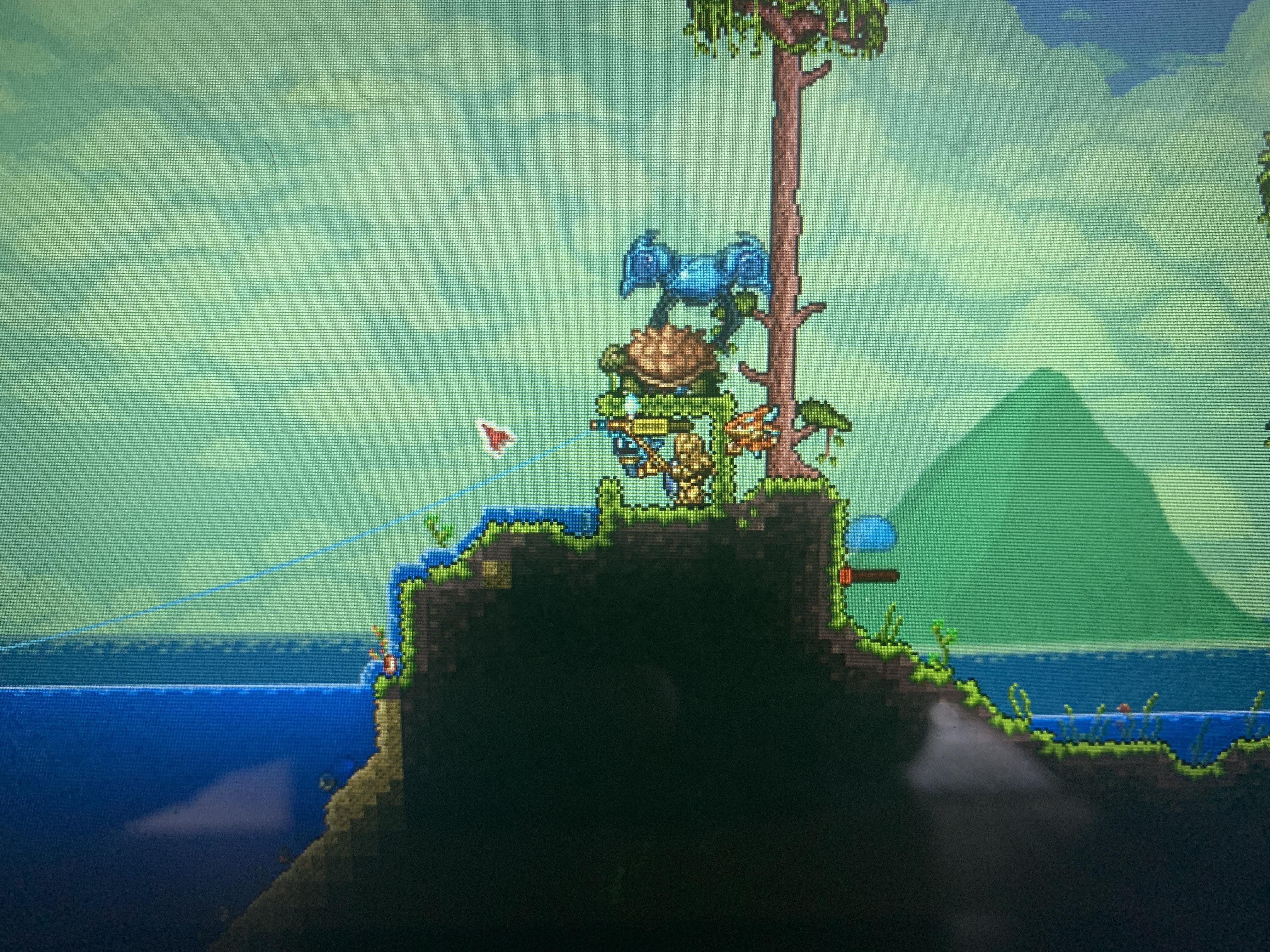 The struggles of fishing in the hard mode jungle r/Terraria