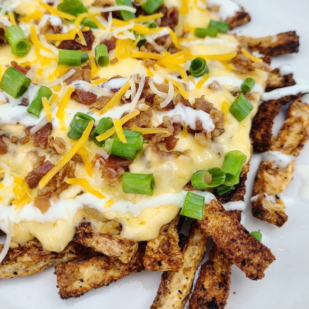 🥓 KETO BACON CHEESE FRIES 🍟 r/ketorecipes