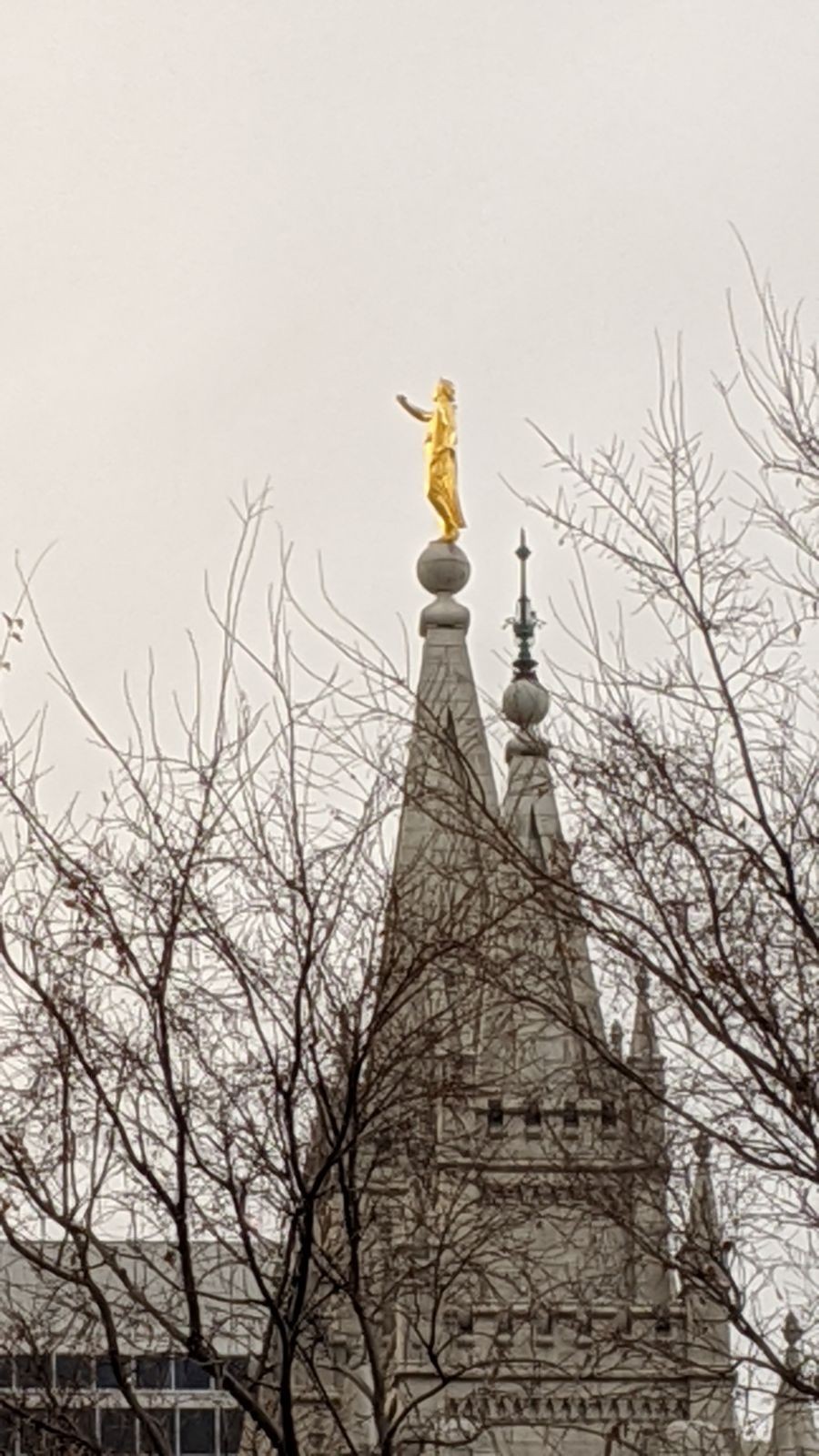 Moroni dropped his trumpet! r/SaltLakeCity