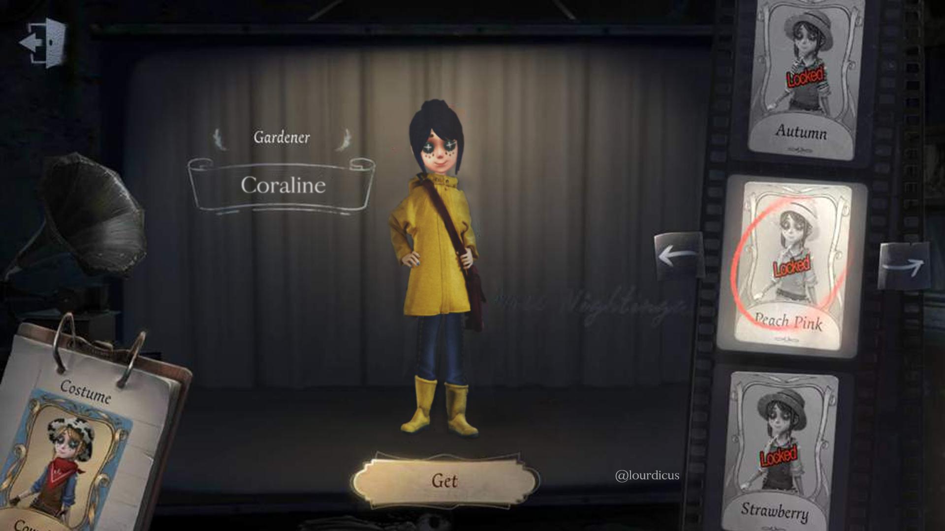 Coraline x IDV Gardener as Coraline Concept r/IdentityV