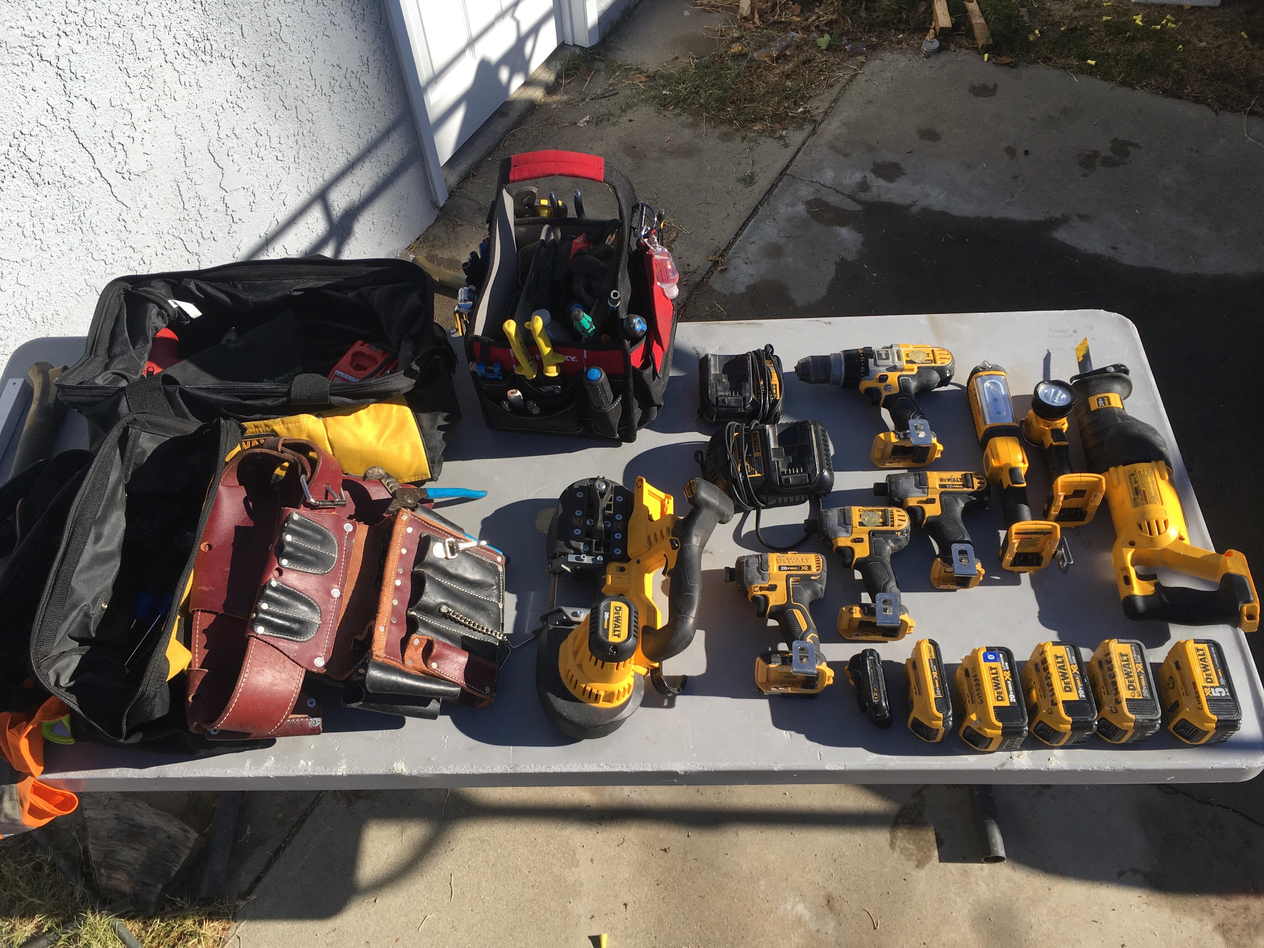 I swear I thought I had more tools. Fire alarm installation tech r/Tools