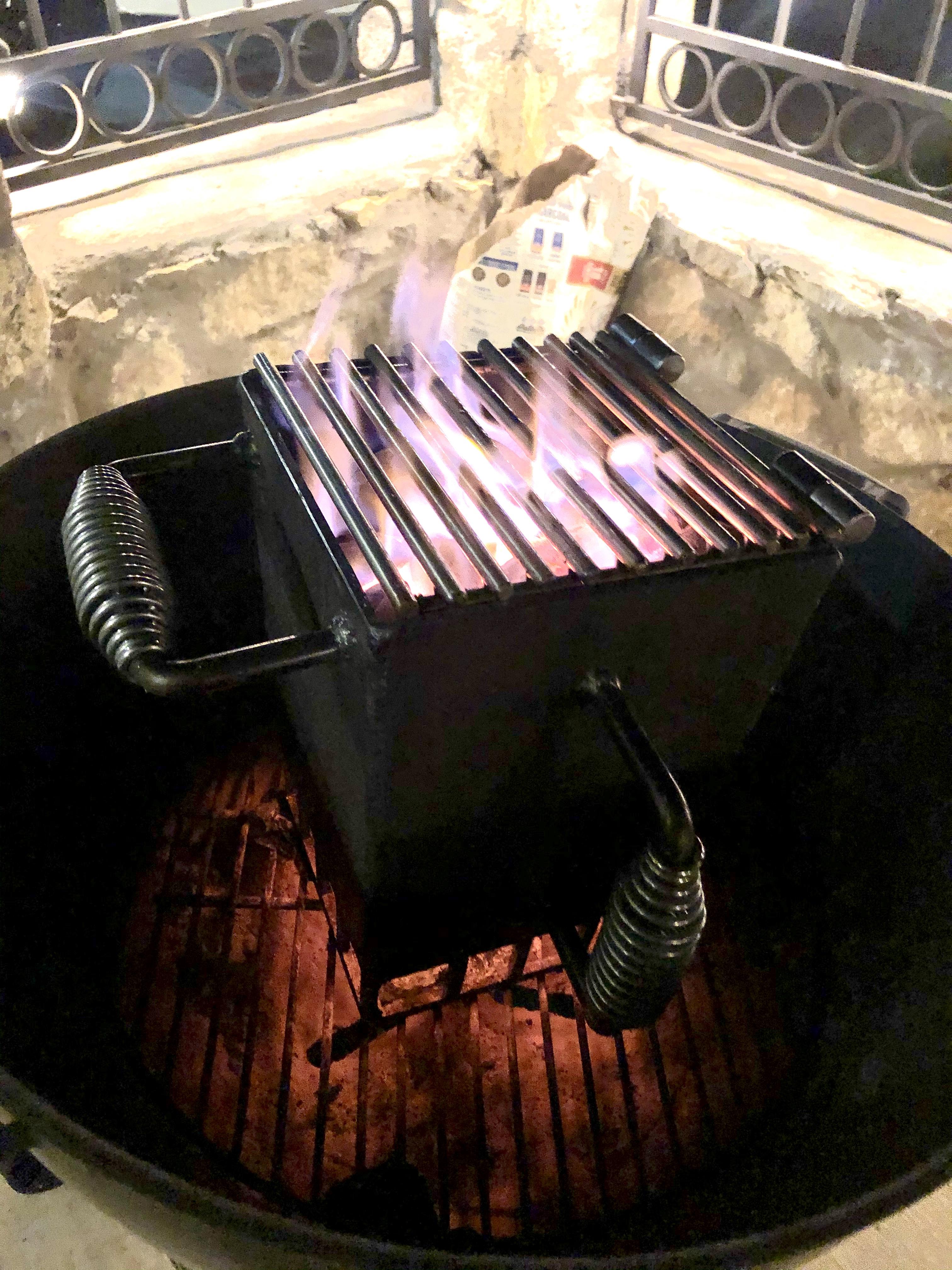 Mini Charcoal Chimney for that quick and tasty sear... Who wants one