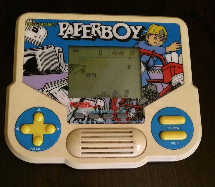Tiger Handheld Video Games r/nostalgia