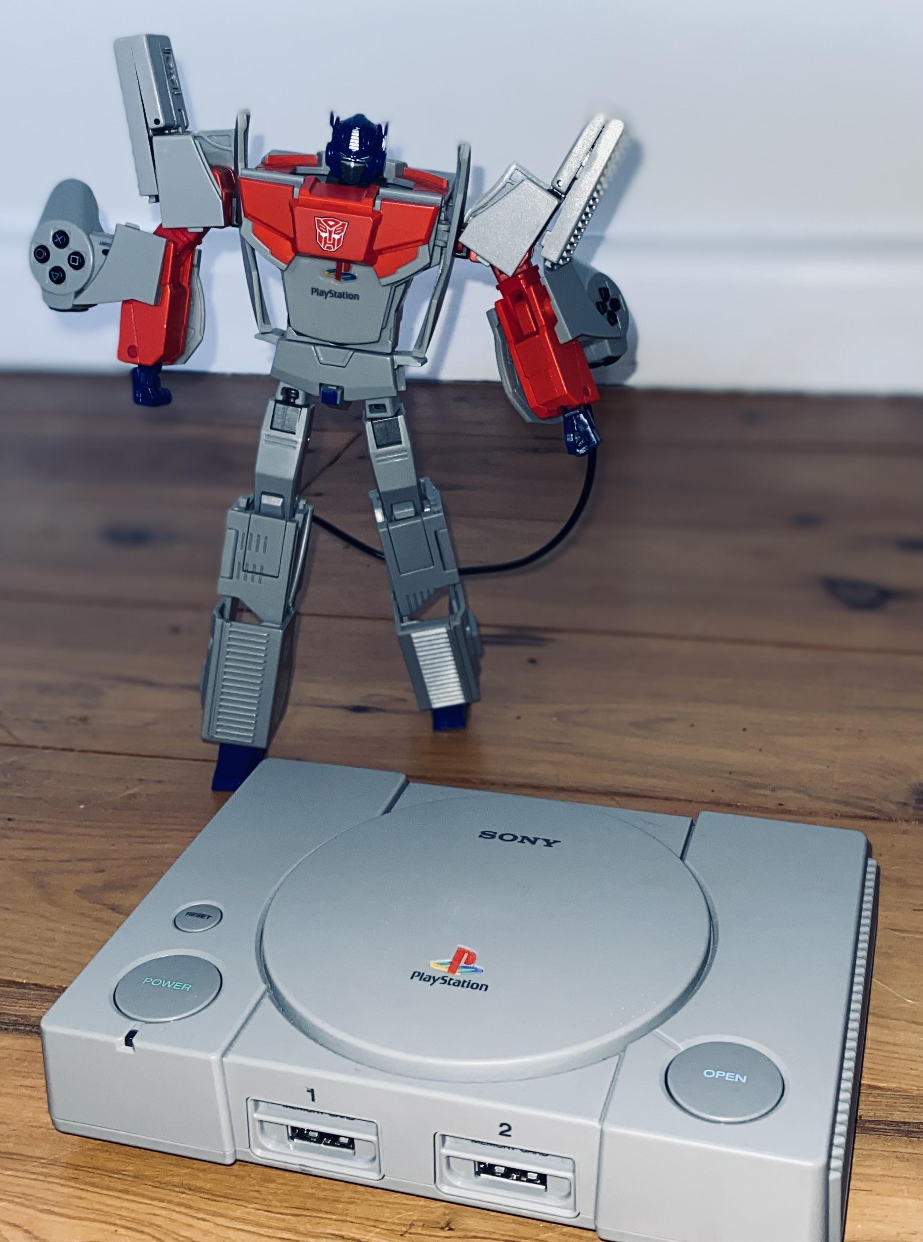 Optimus Prime x PlayStation 30th anniversary with PSX classic r/gaming