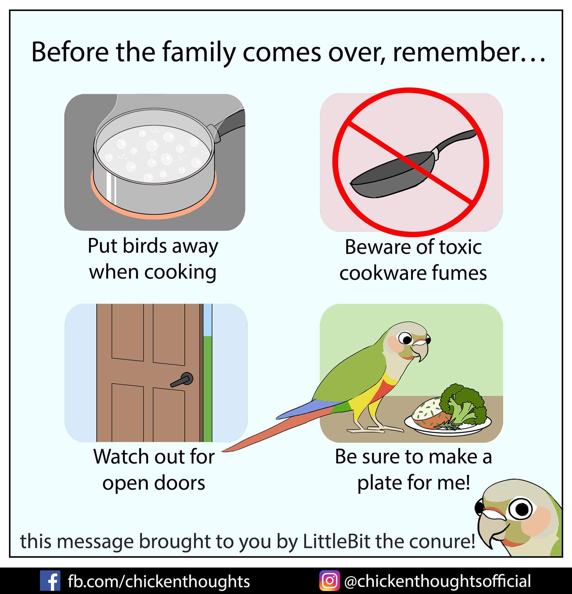 A Thanksgiving PSA! Double check pans, bakeware, toaster ovens, waffle