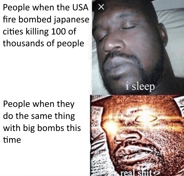 if you're mad about one be mad about both r/HistoryMemes