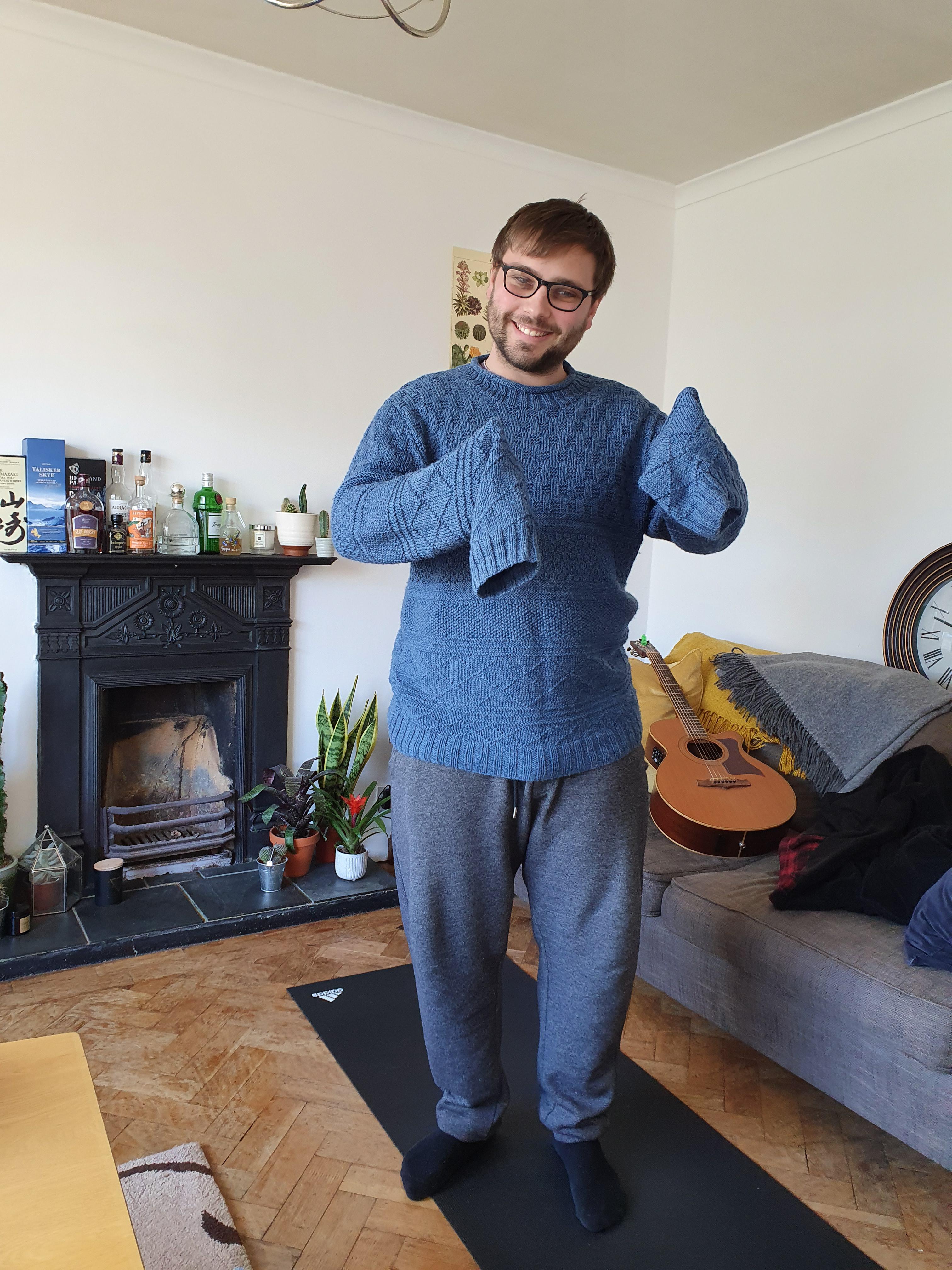 So I finished this jumper around a year ago now it was my first