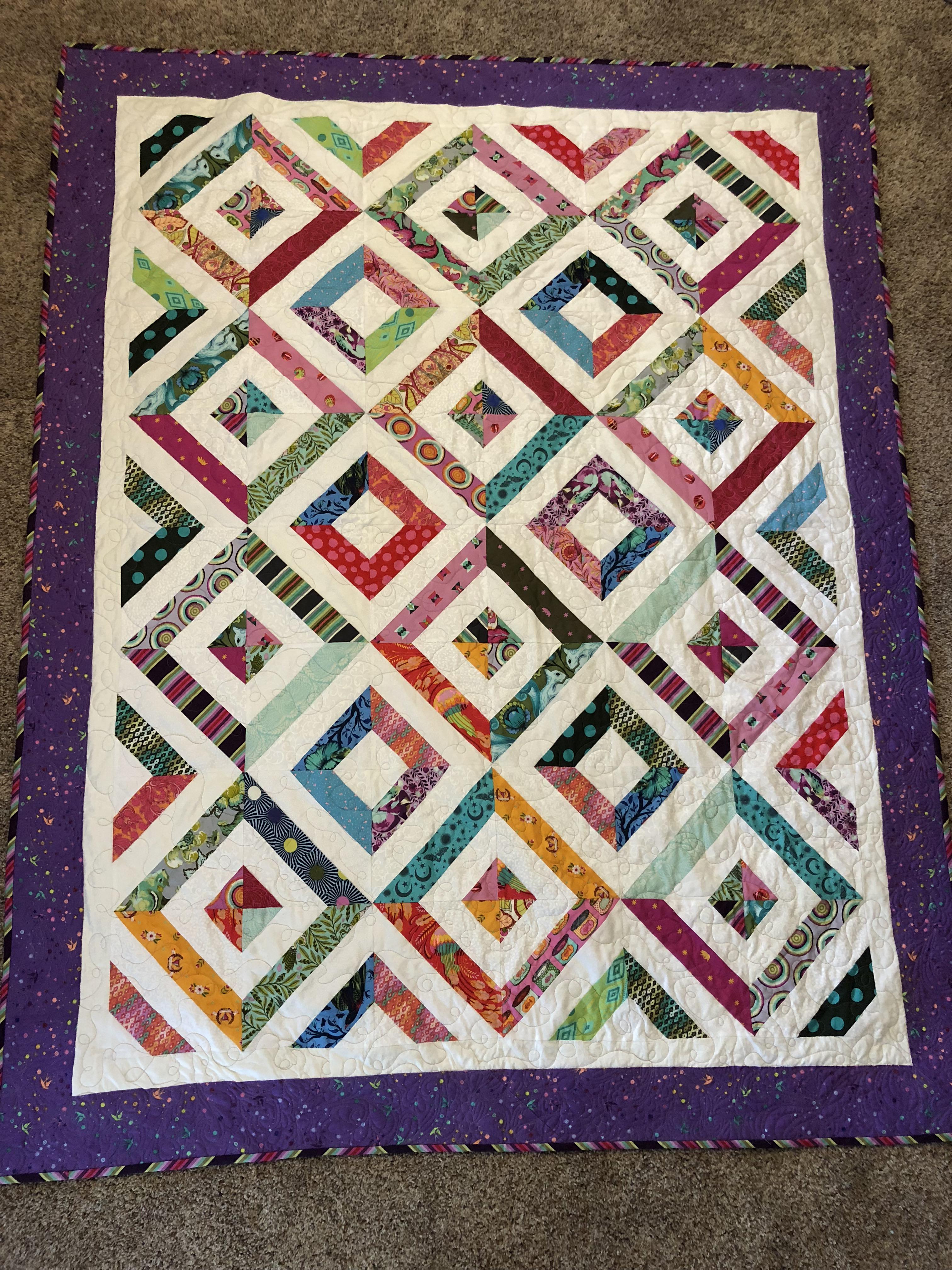 My bridal shower quilt from my soon to be bonus mom. I’m getting all