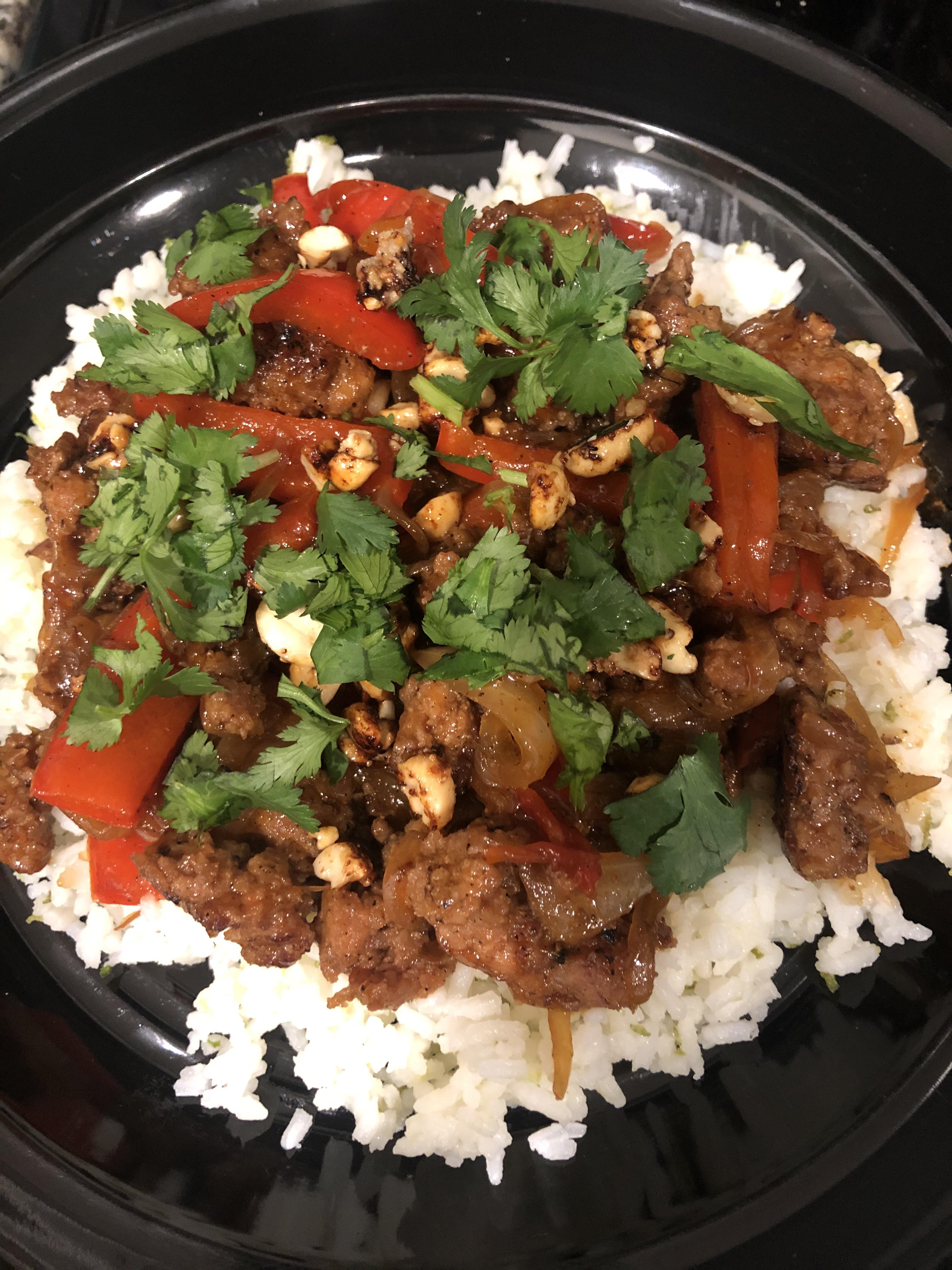 Sweet chili pork bowl, soooo good r/hellofresh