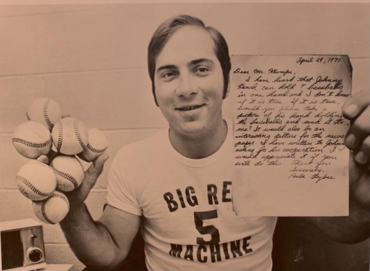 Johnny Bench Hands