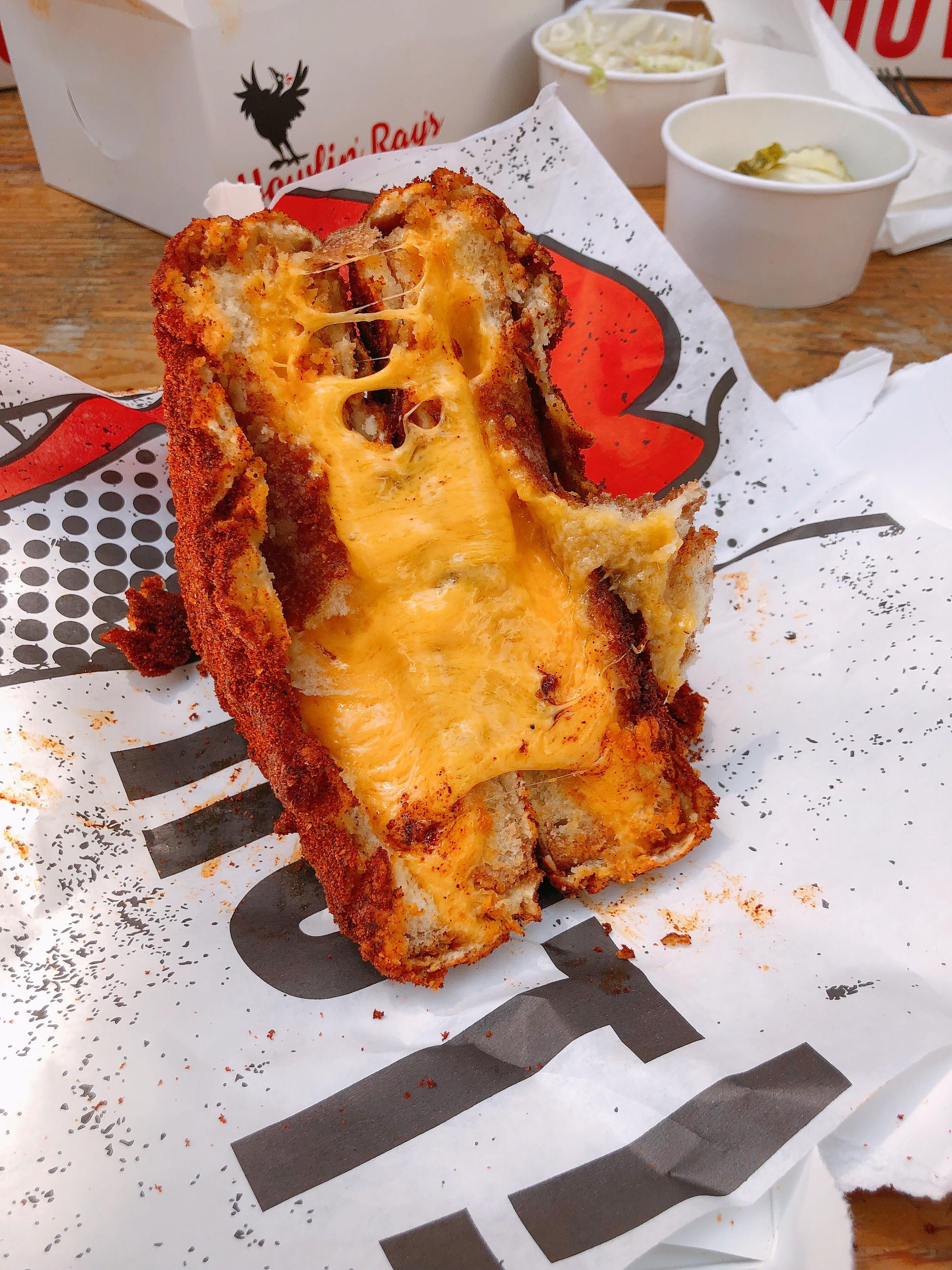 The brick from howlin’ rays in Los Angeles. Grilled cheese sandwich