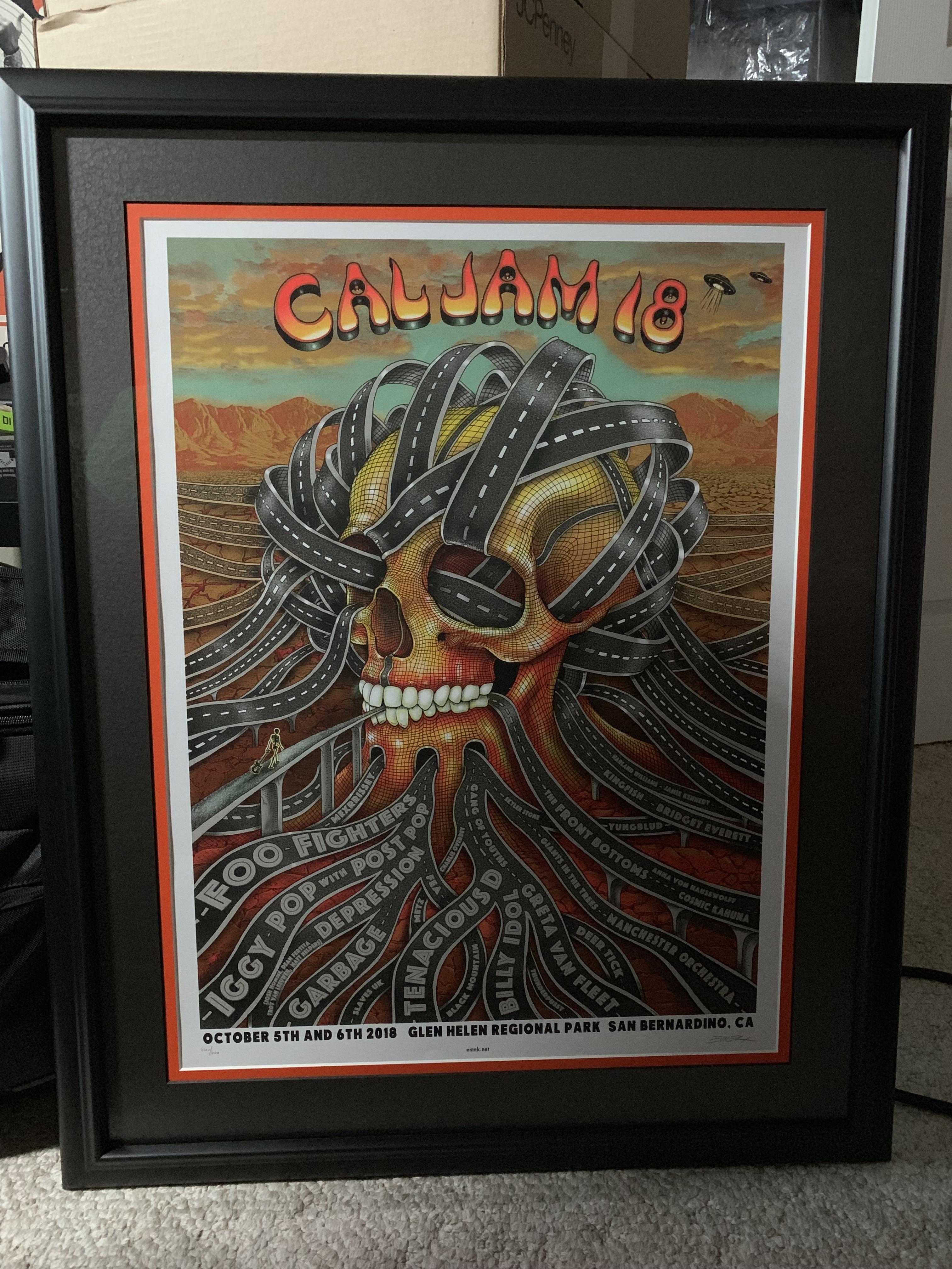 Cal Jam 2018 r/concertposterporn