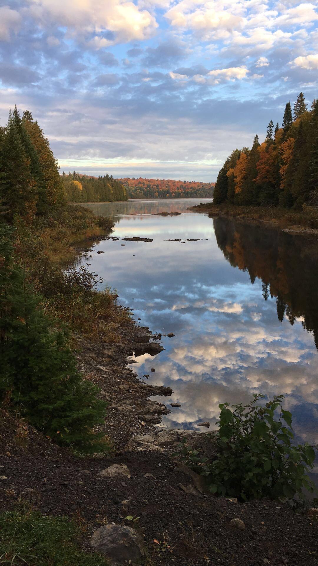Fish River Pond, Aroostook County, Maine, USA [OC][1536x1024] r/EarthPorn