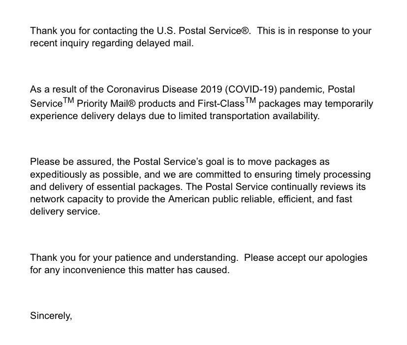 So I was getting same “arriving late” message with zero updates and