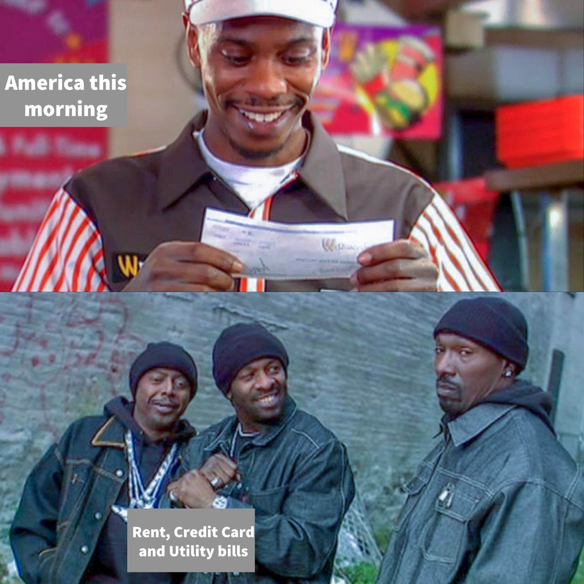 “Calvin got a job” .”yeah.. Let’s rob his ass” r/memes