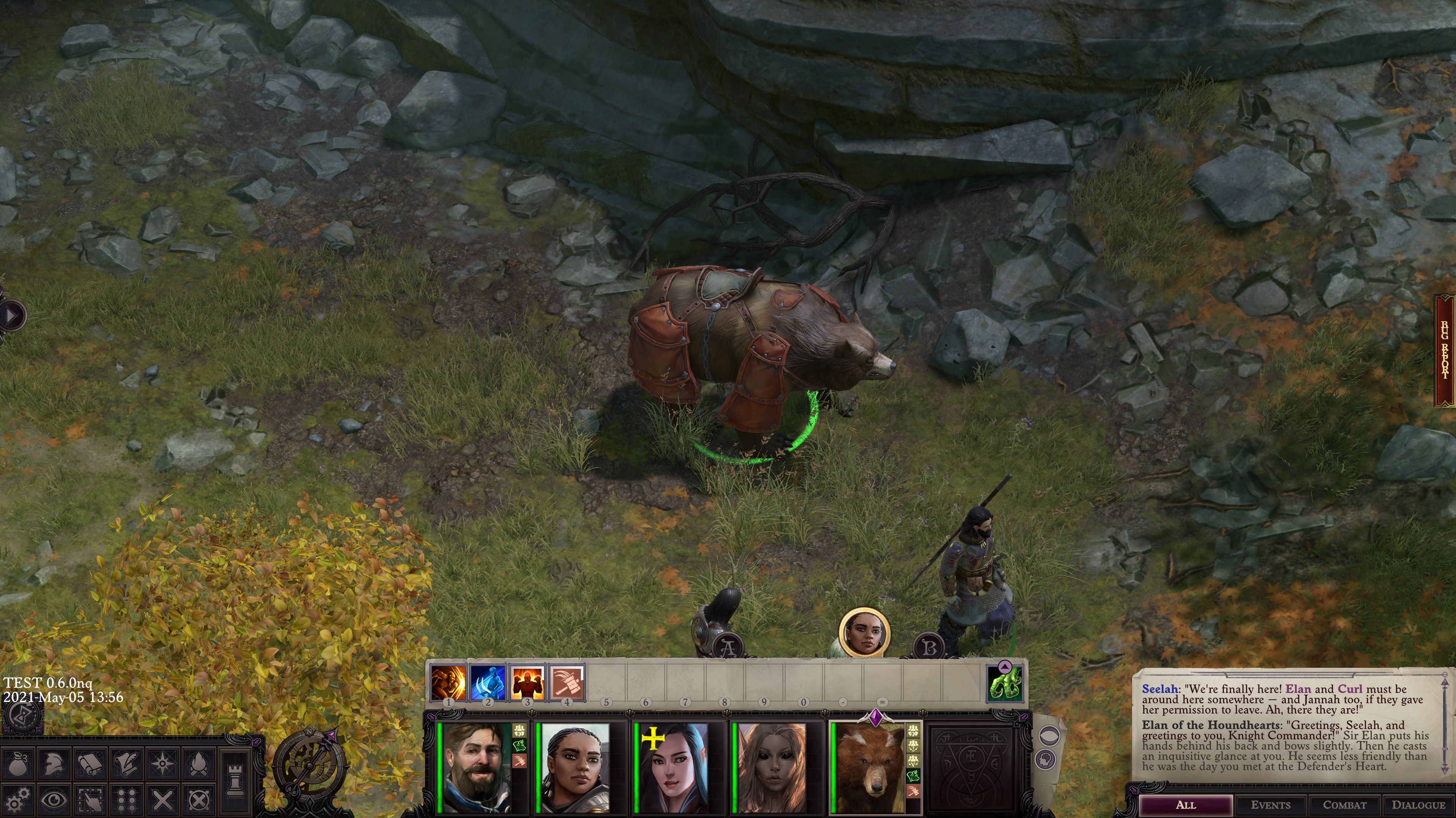 Gave my good boy armor r/Pathfinder_Kingmaker