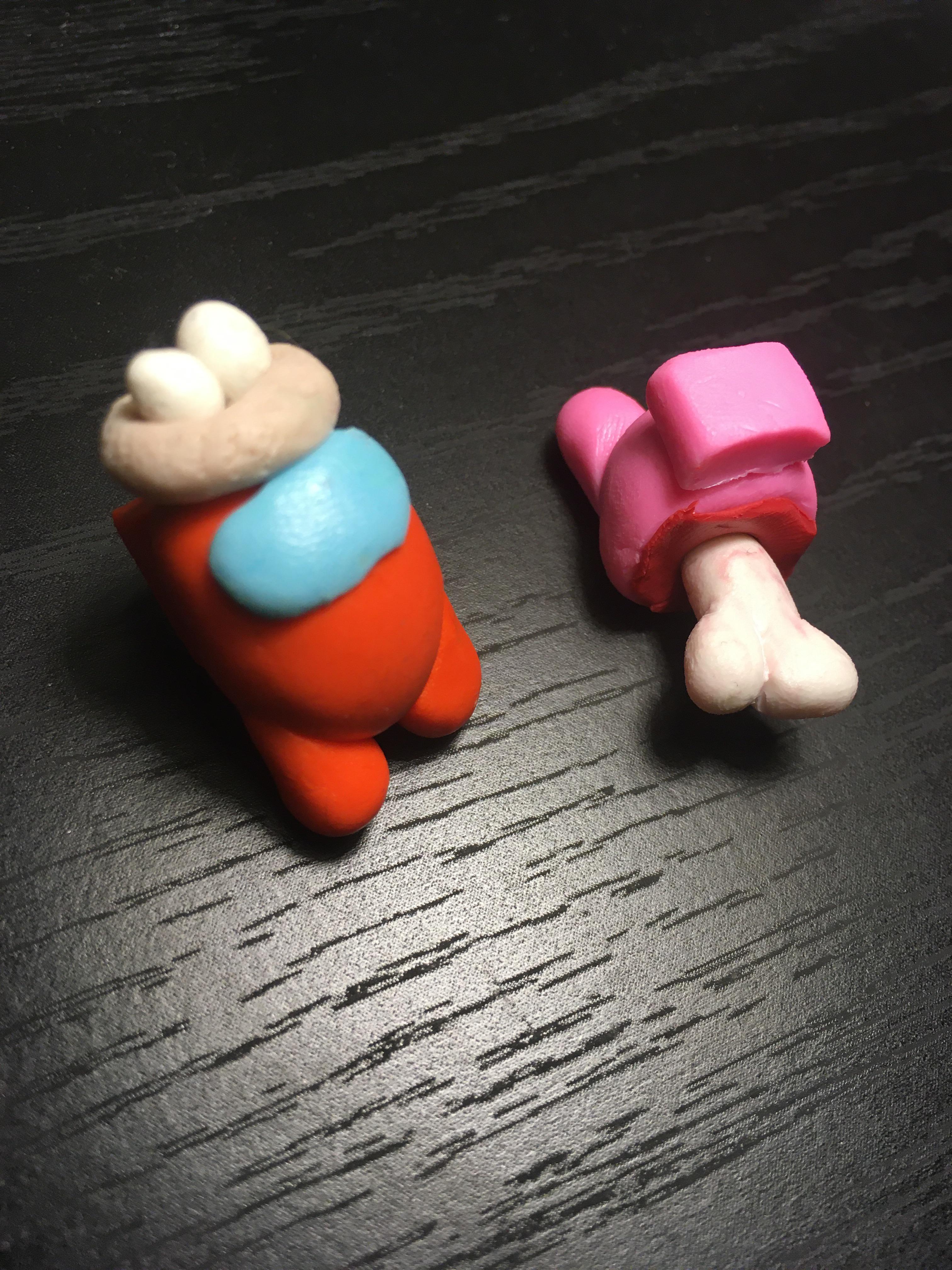 I Made Some Among Us Characters Out Of Polymer Clay! I Hope You Like