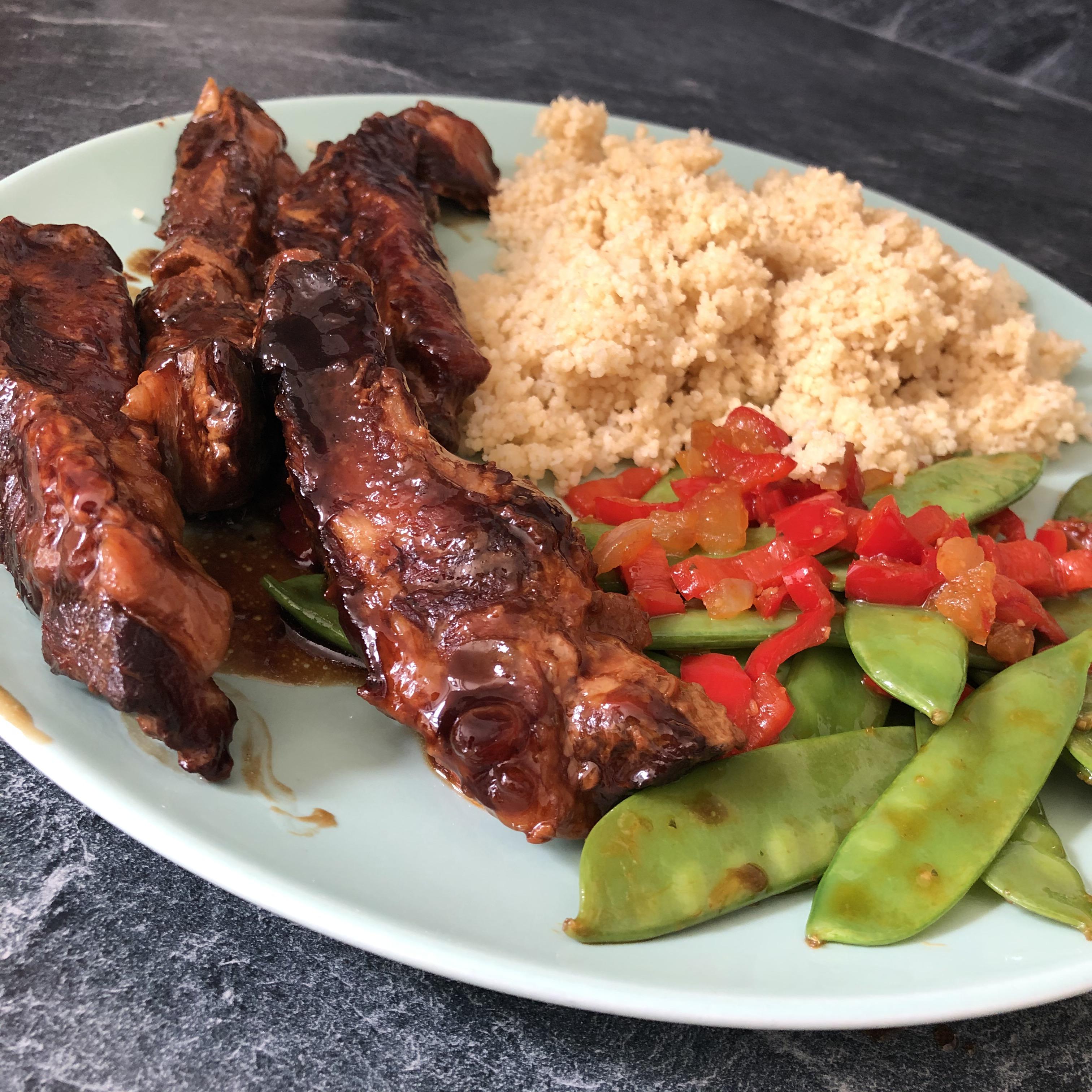 [Homemade] Slow cook pork ribs marinated 7 hours in teriyaki with