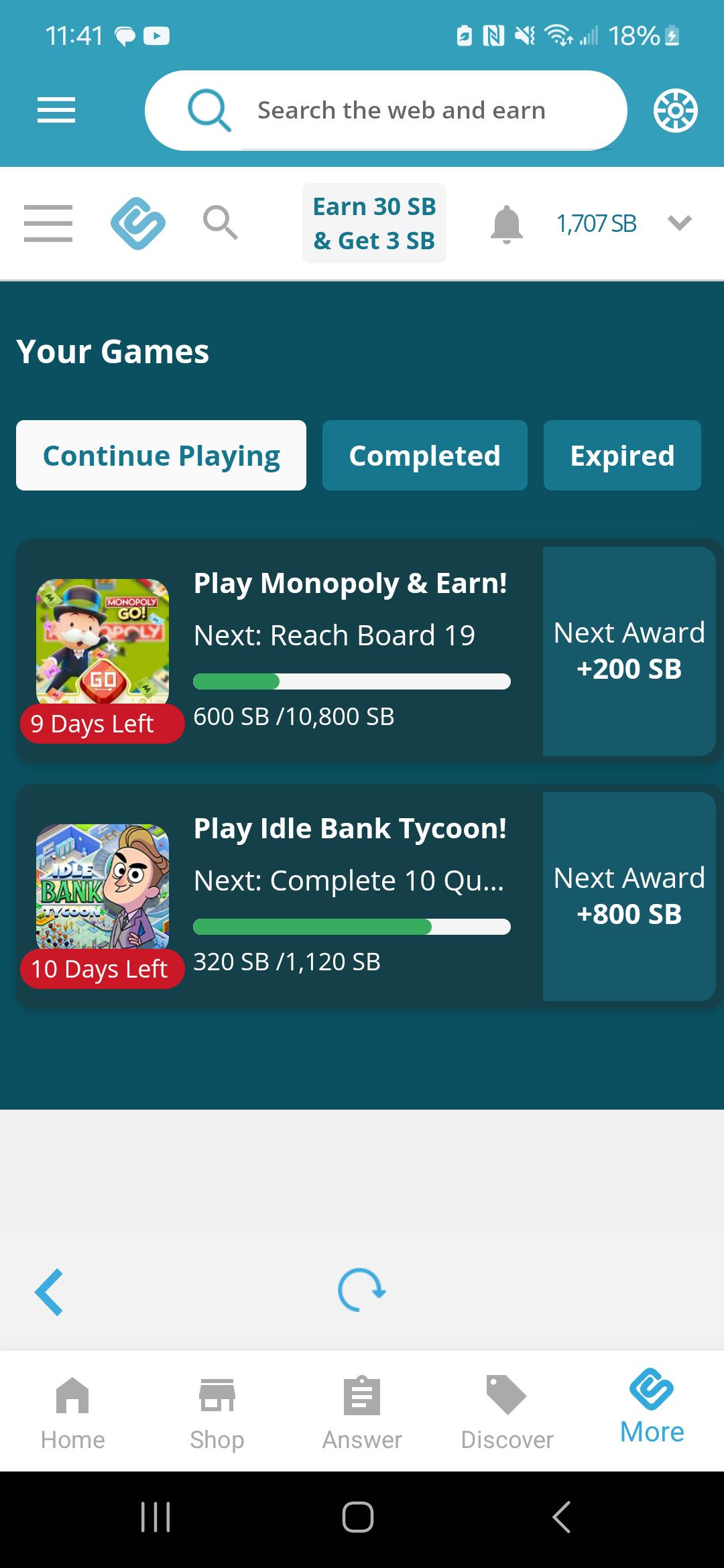 Games not showing up r/SwagBucks