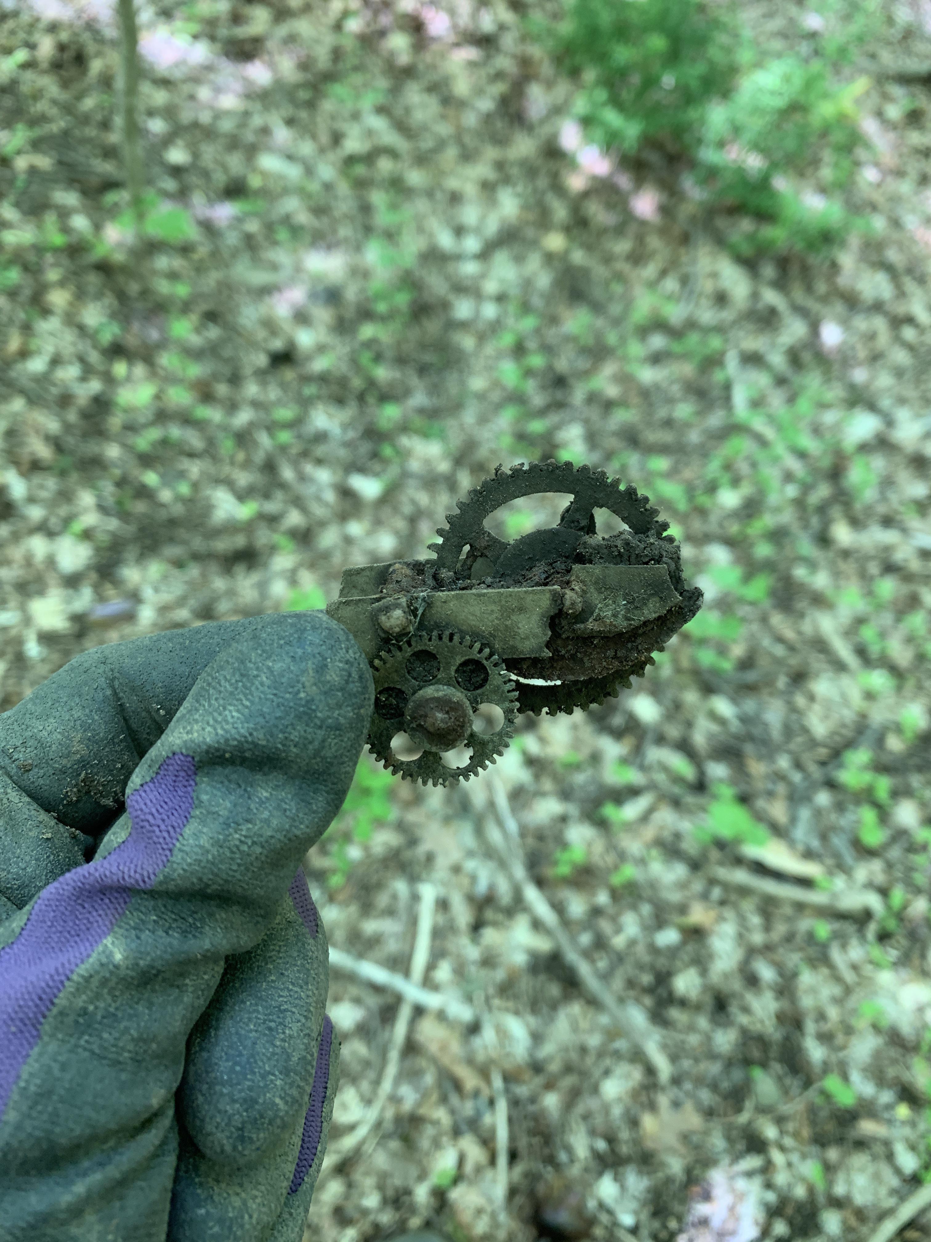 Found this metal detecting in NY park.anyone know what it is a piece to