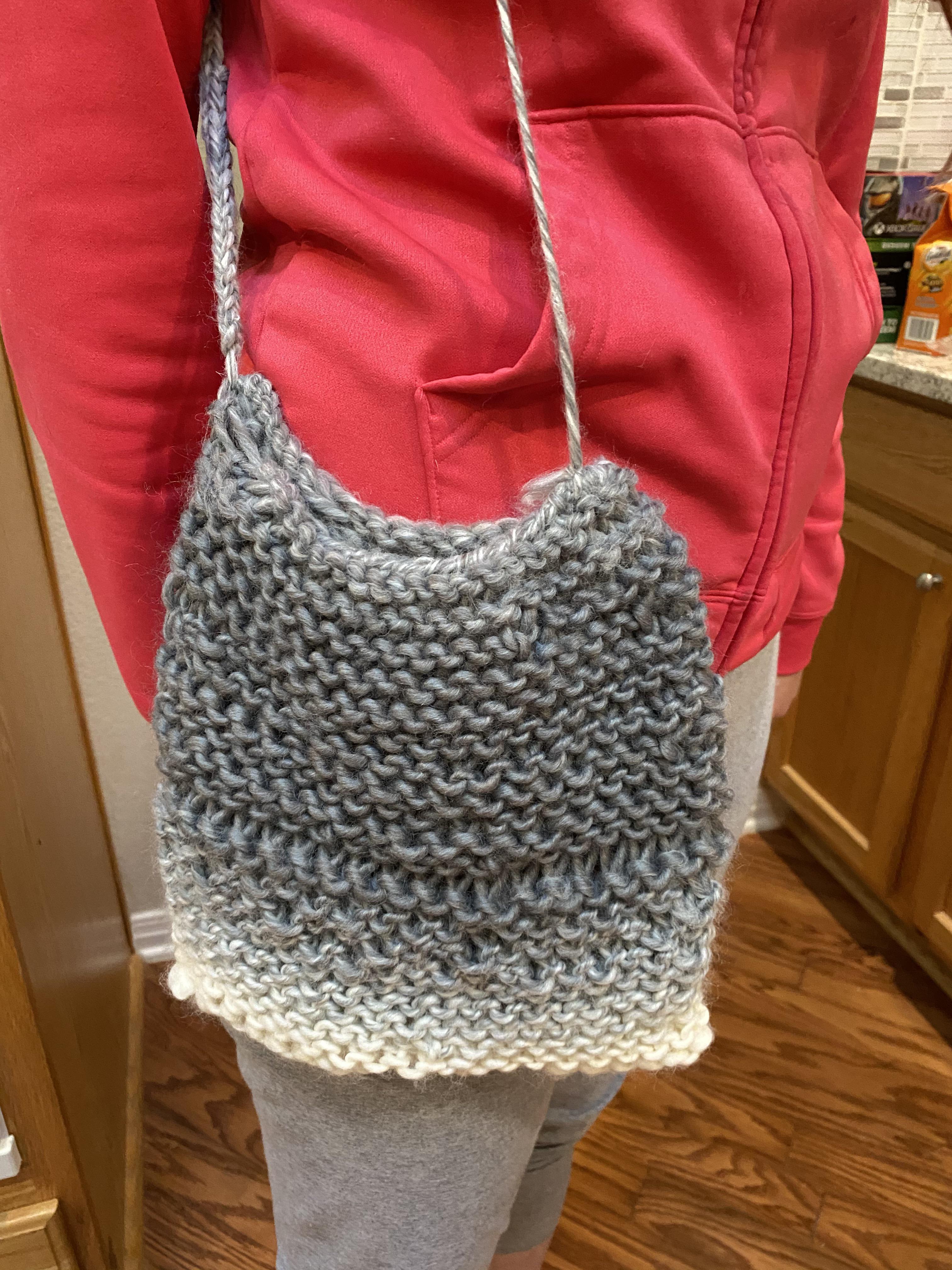 Finally finished my first bag. String kind of unraveled a bit r